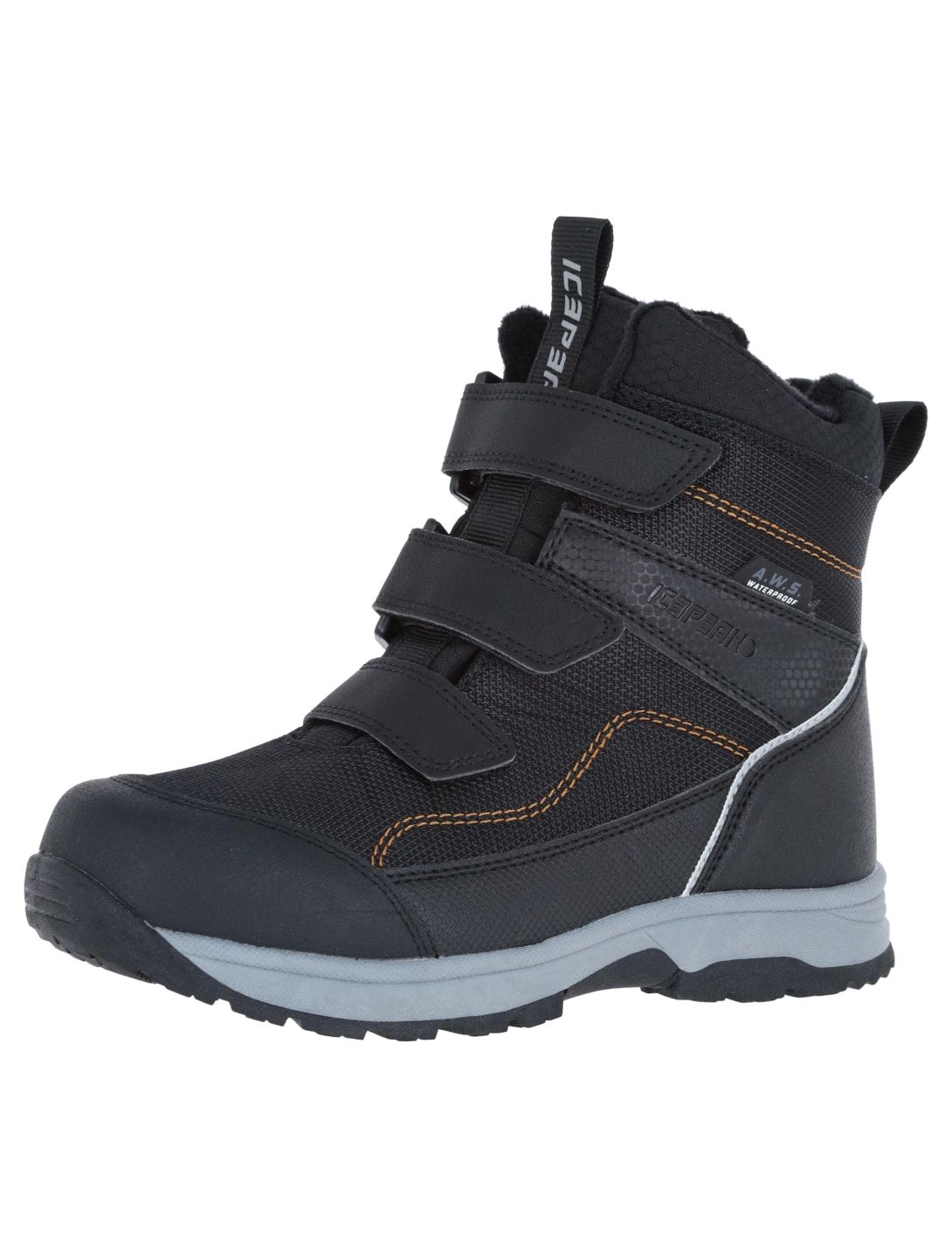 Icepeak, Alga Jr scarponi da neve bambino Black nero 