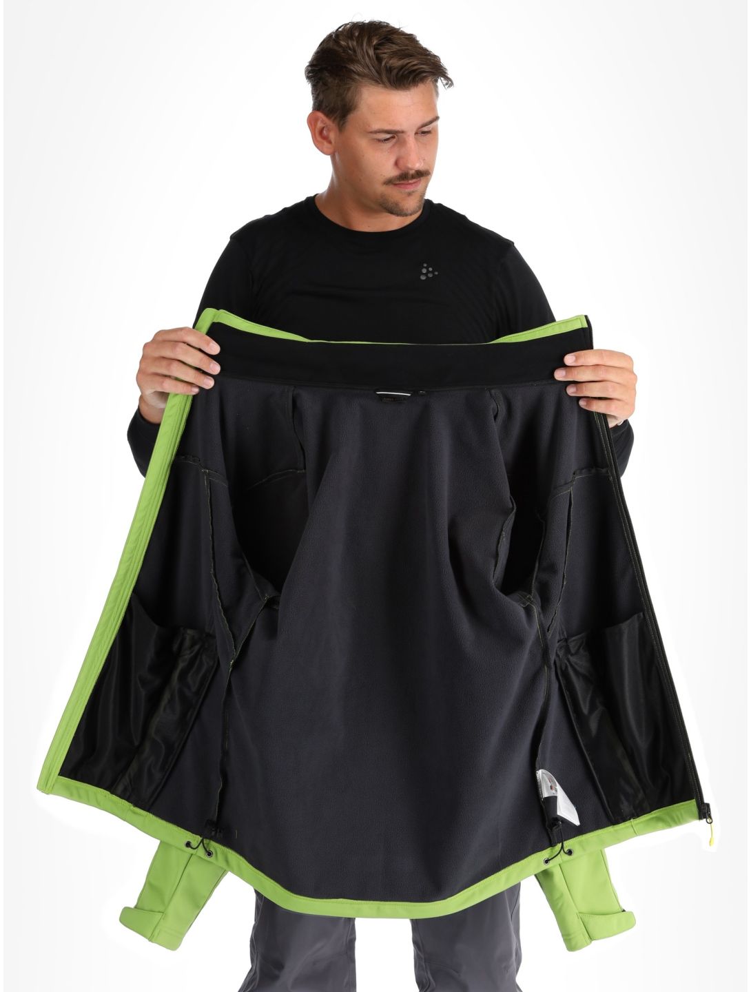 Icepeak, Biggs softshell uomo Asparagus verde 