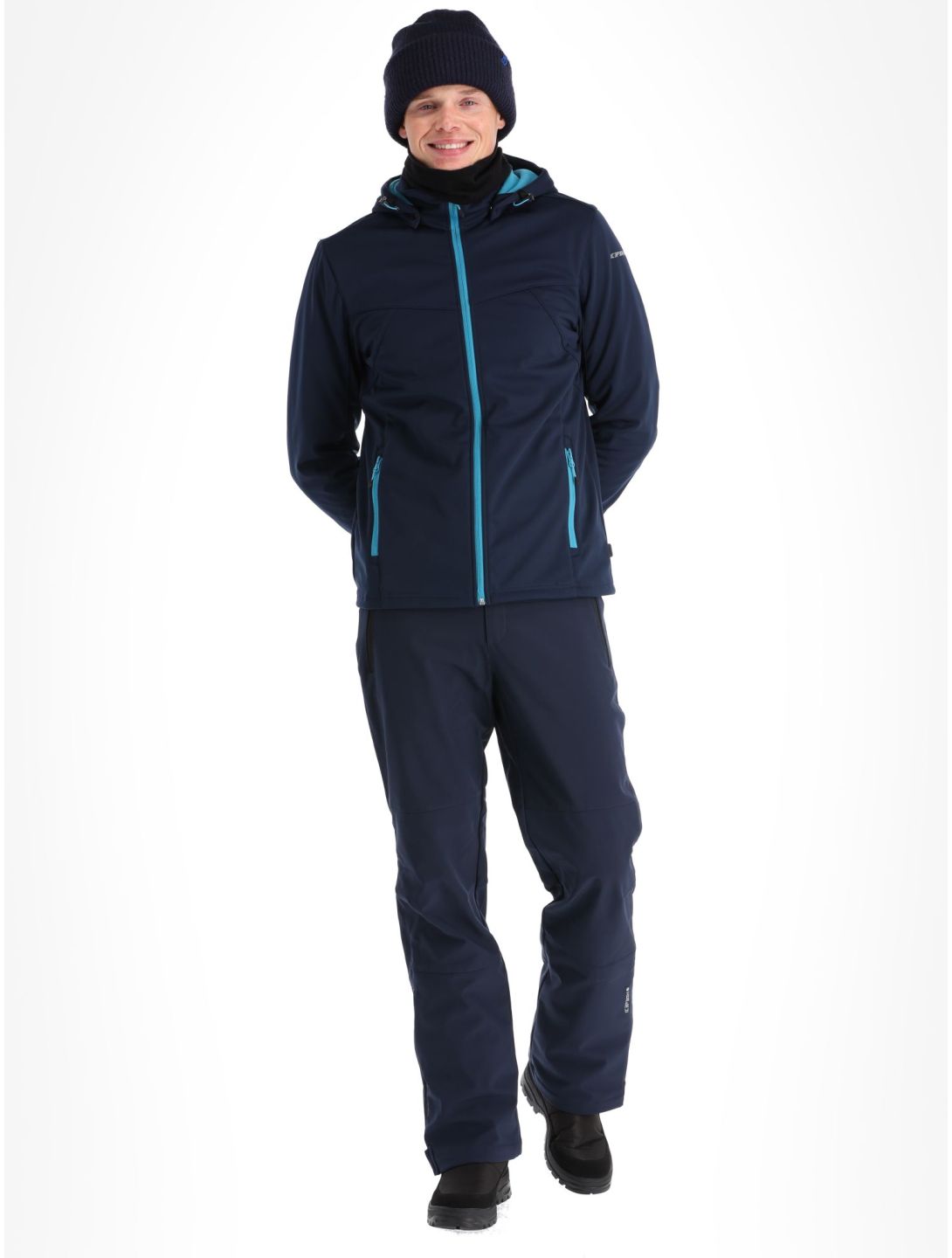 Icepeak, Biggs softshell uomo dark blu 