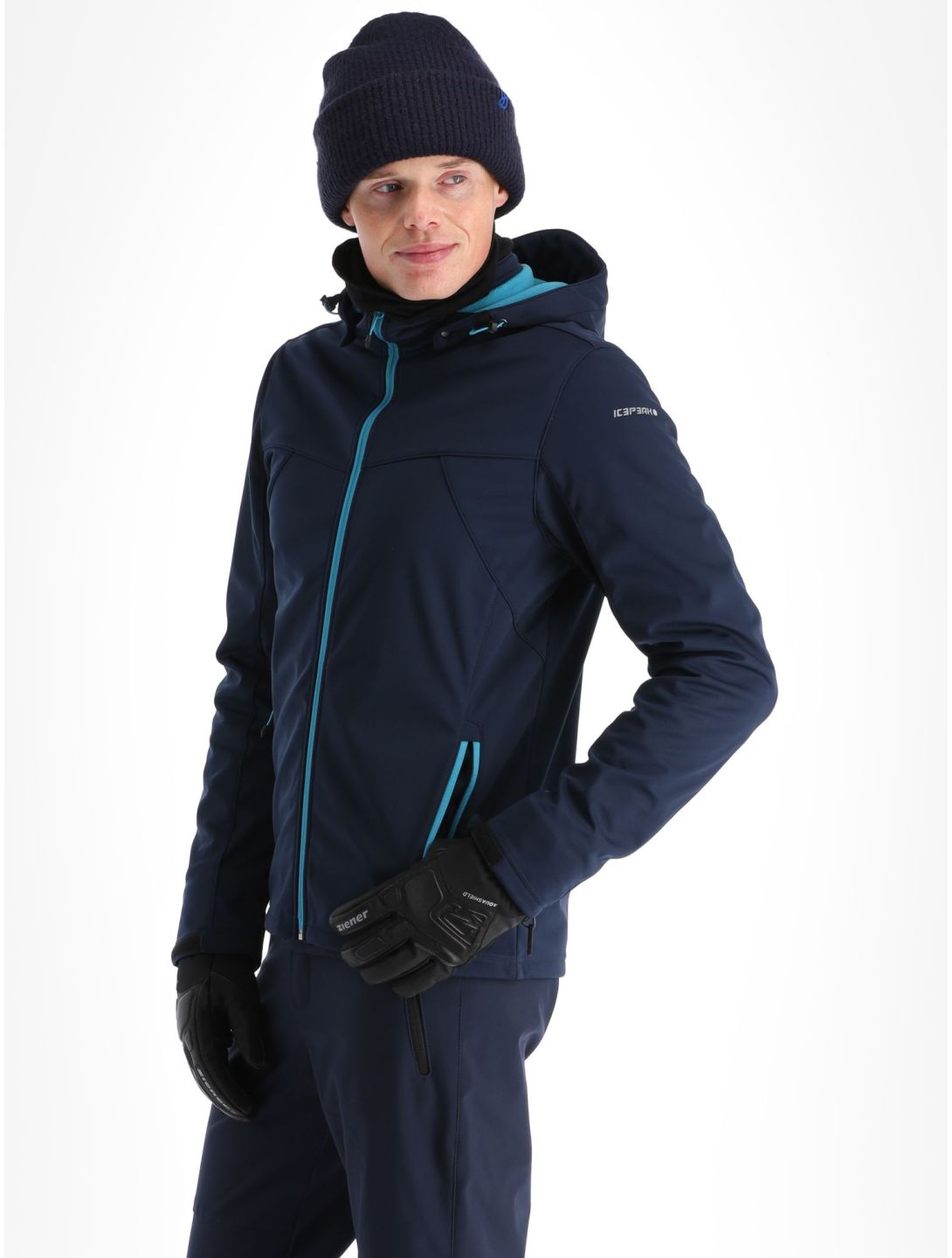 Icepeak, Biggs softshell uomo dark blu 