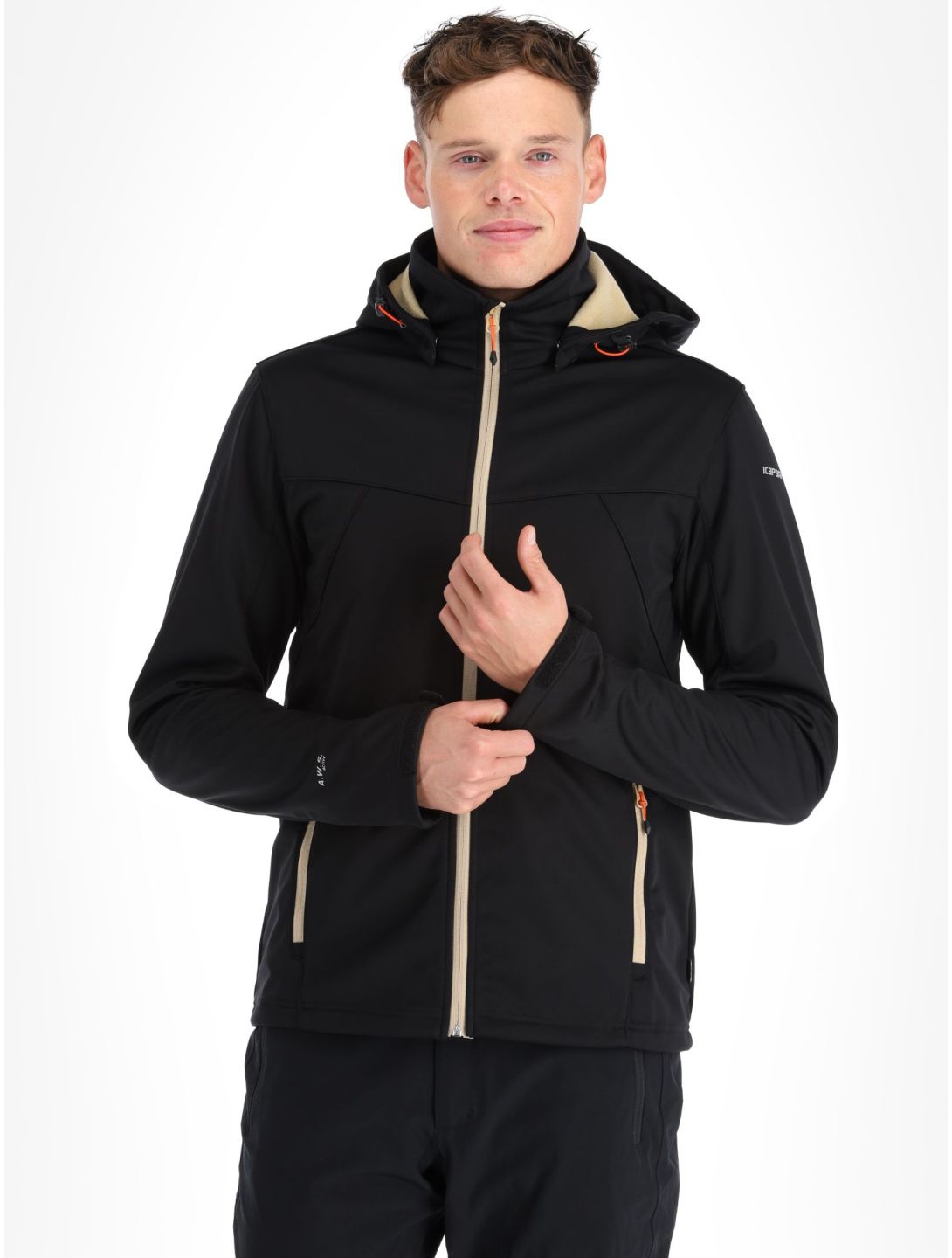 Icepeak, Biggs softshell uomo nero 