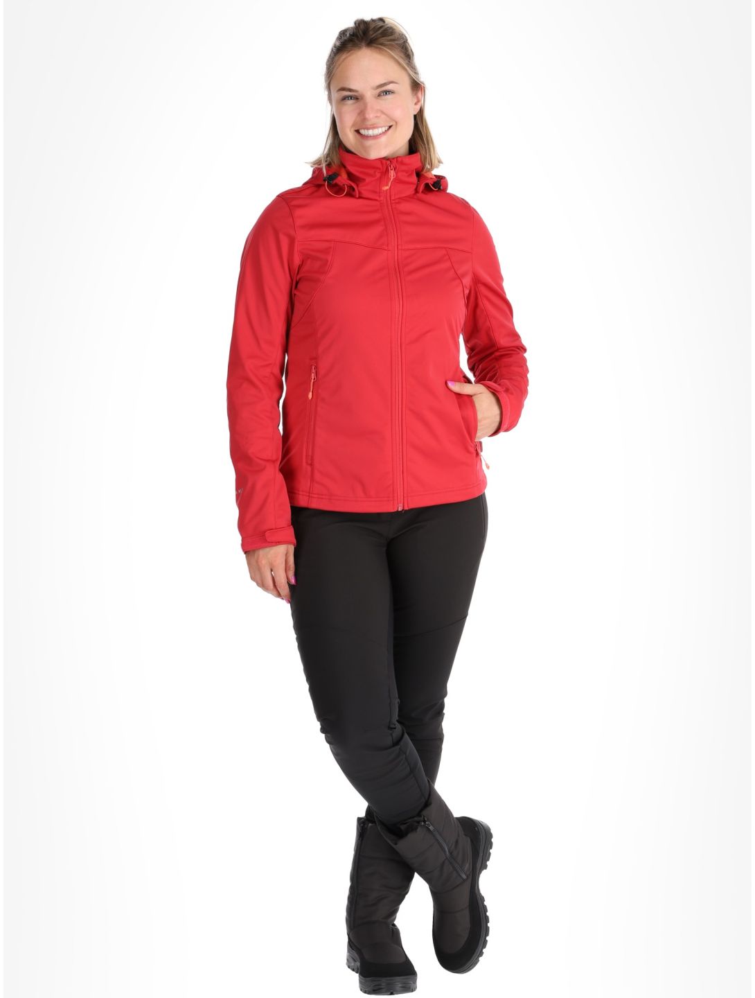 Icepeak, Boise softshell donna Cranberry rosso 