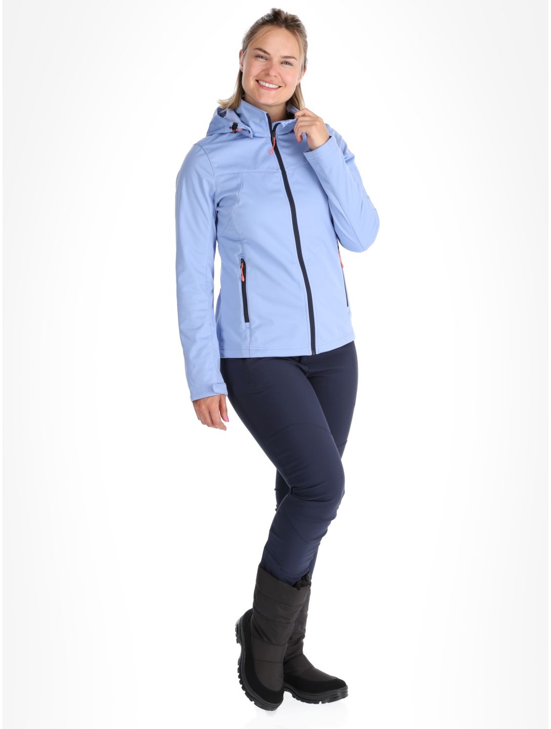 Icepeak, Boise softshell donna Light Blue blu 