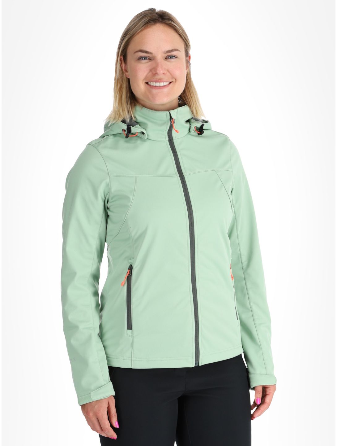 Icepeak, Boise softshell donna Light Green verde 