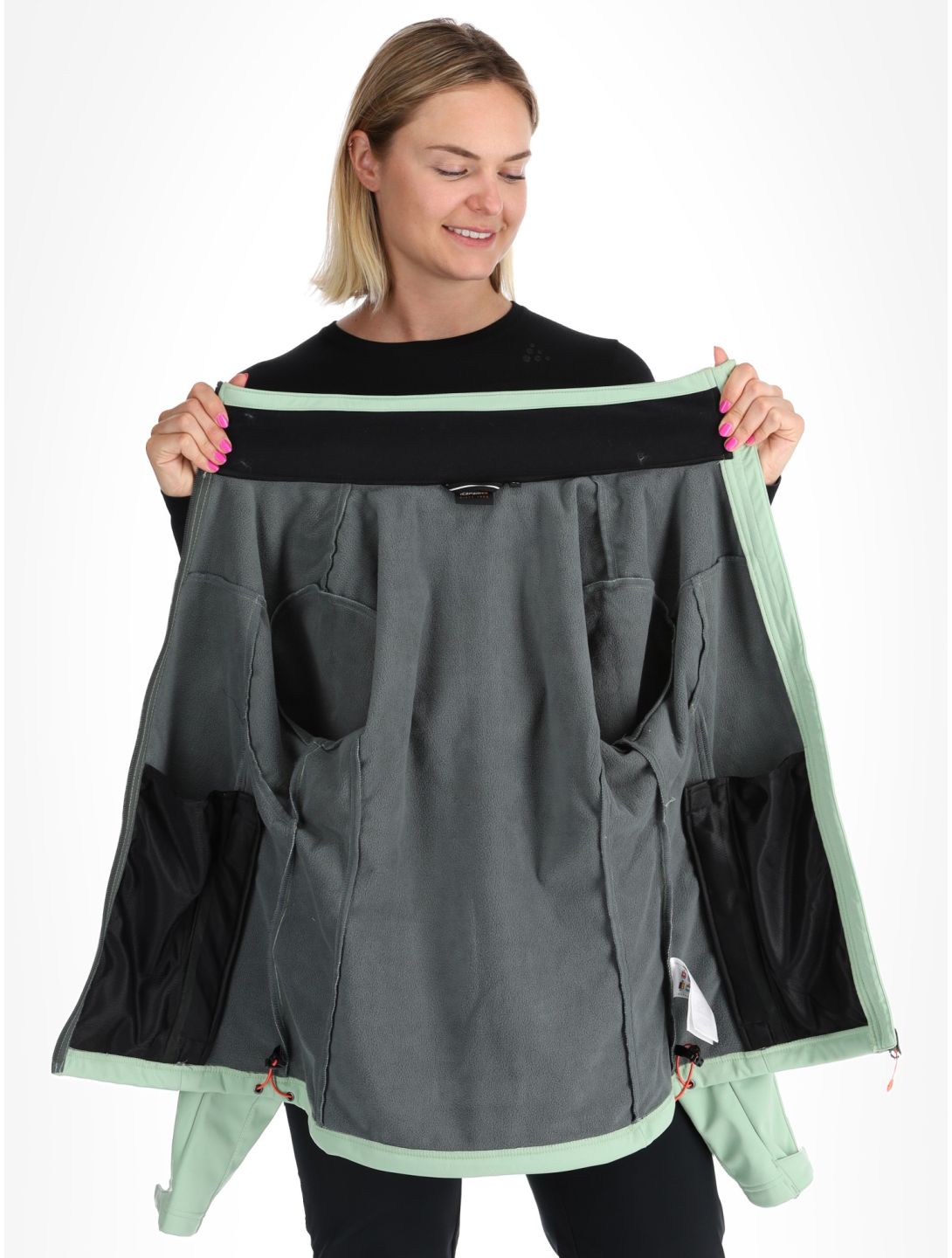 Icepeak, Boise softshell donna Light Green verde 