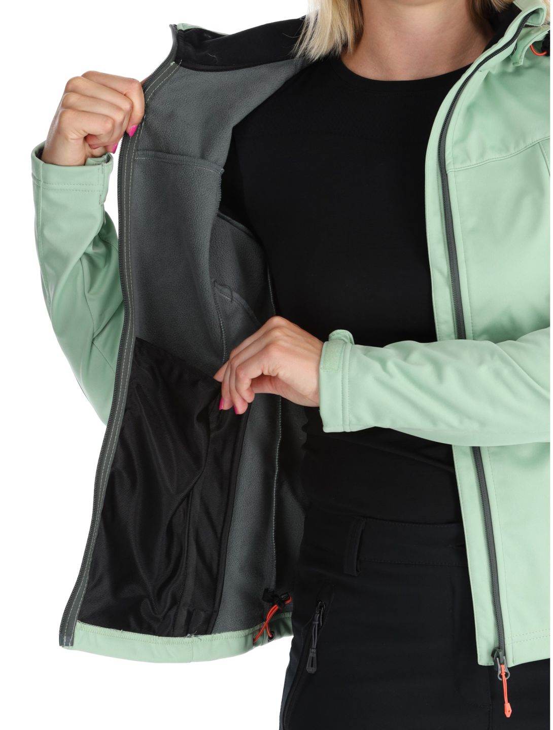 Icepeak, Boise softshell donna Light Green verde 