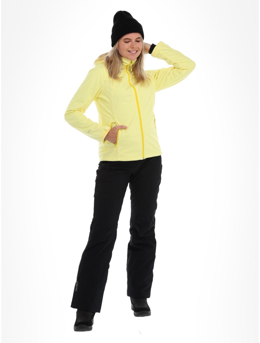 Icepeak, Boise softshell donna pastel giallo 