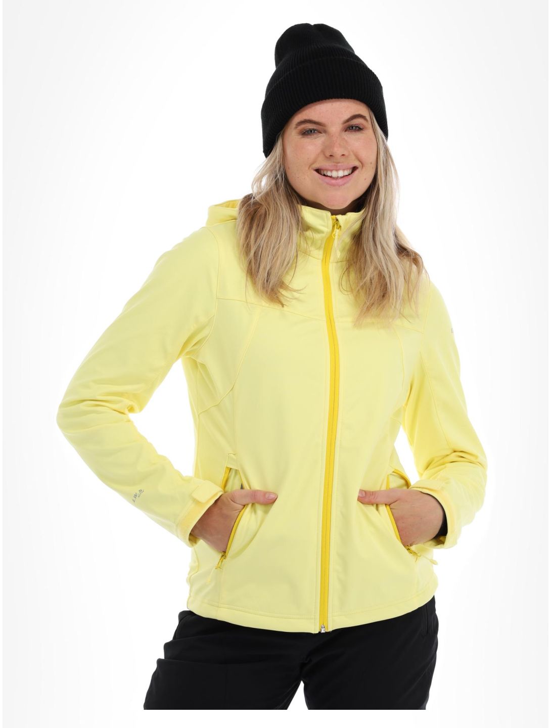 Icepeak, Boise softshell donna pastel giallo 