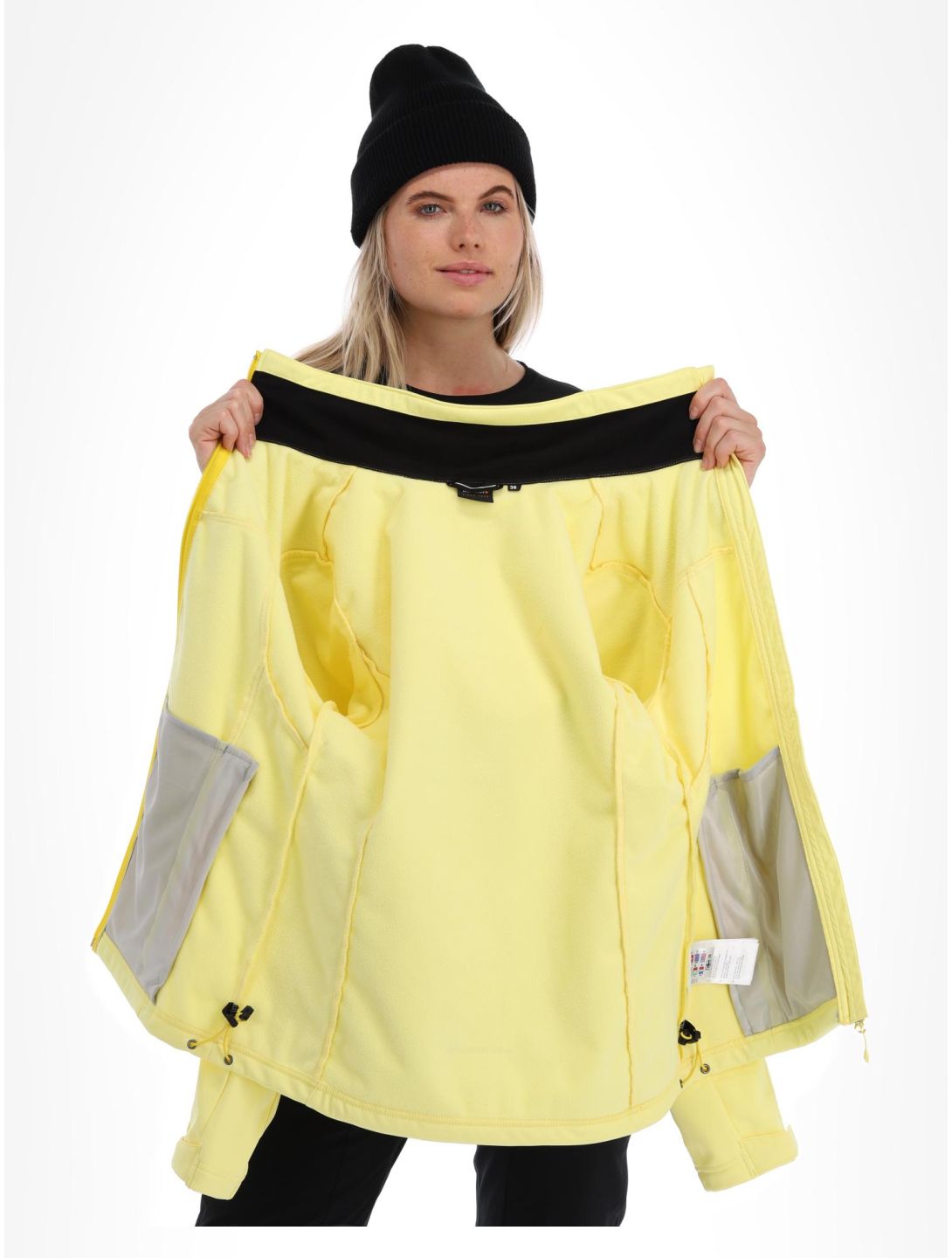 Icepeak, Boise softshell donna pastel giallo 