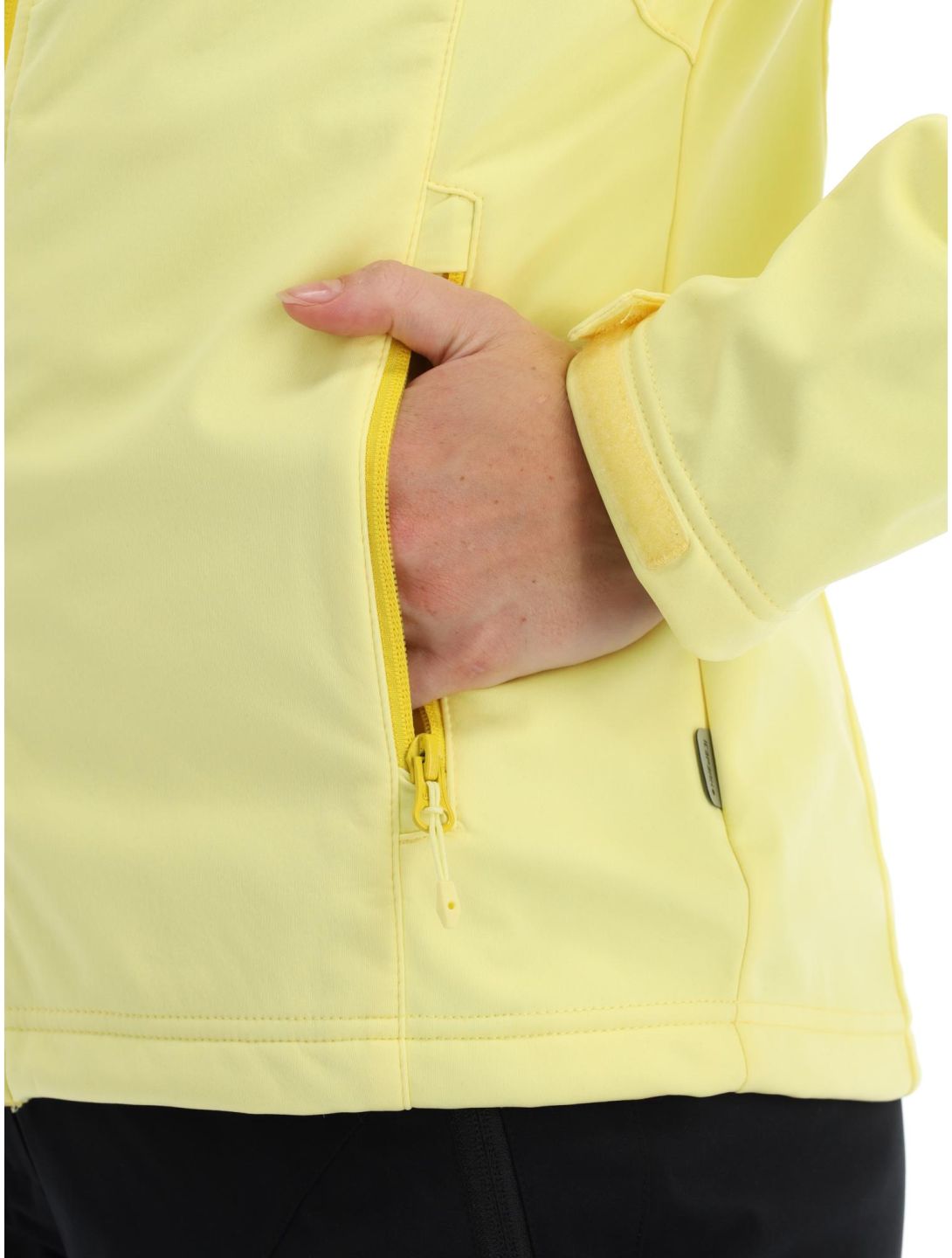 Icepeak, Boise softshell donna pastel giallo 