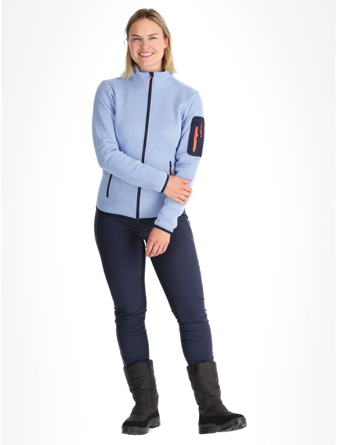 Icepeak, Bowersville gilet donna Light Blue blu 