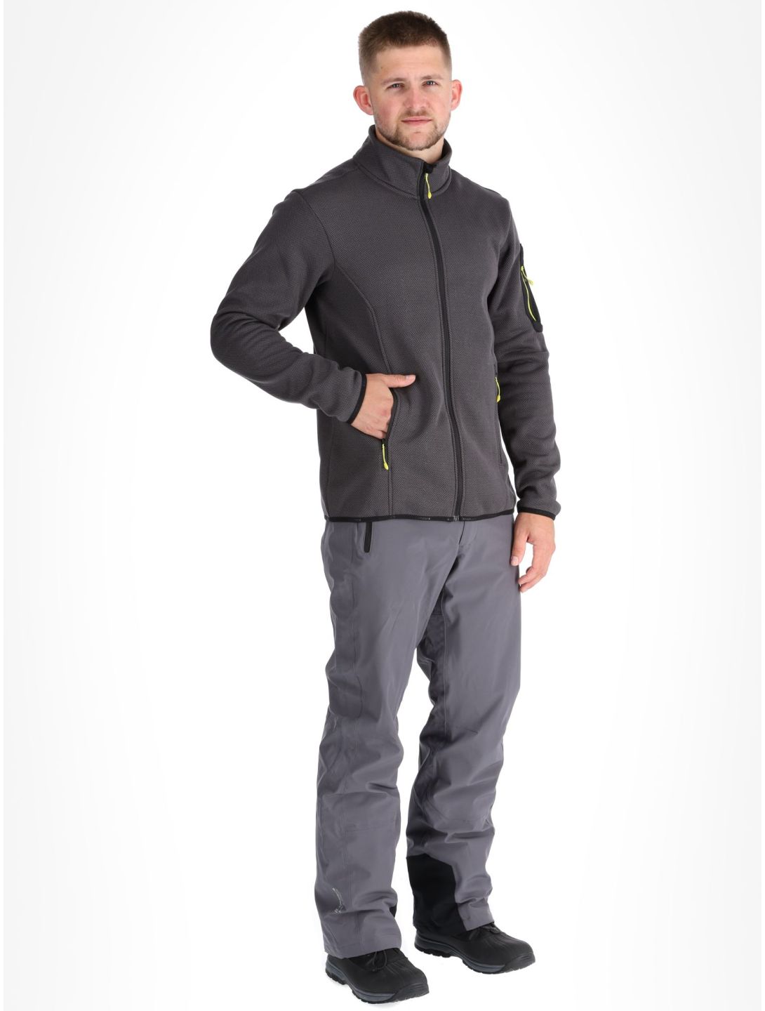 Icepeak, Bredstedt gilet uomo Granite grigio 