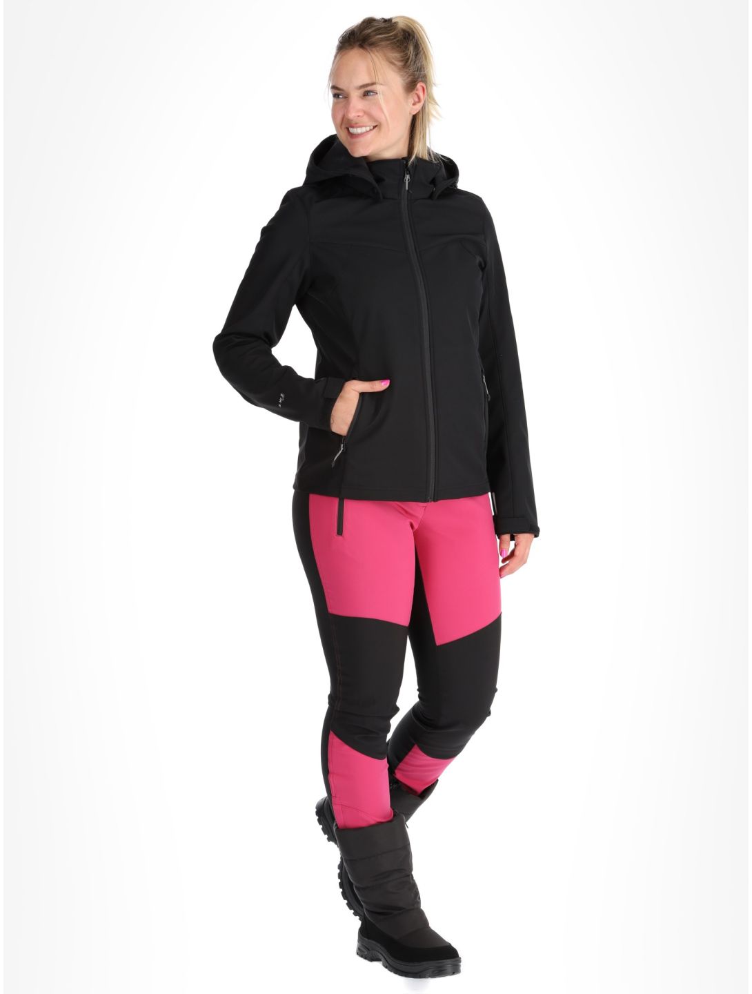 Icepeak, Brenham softshell donna Basic Black nero 