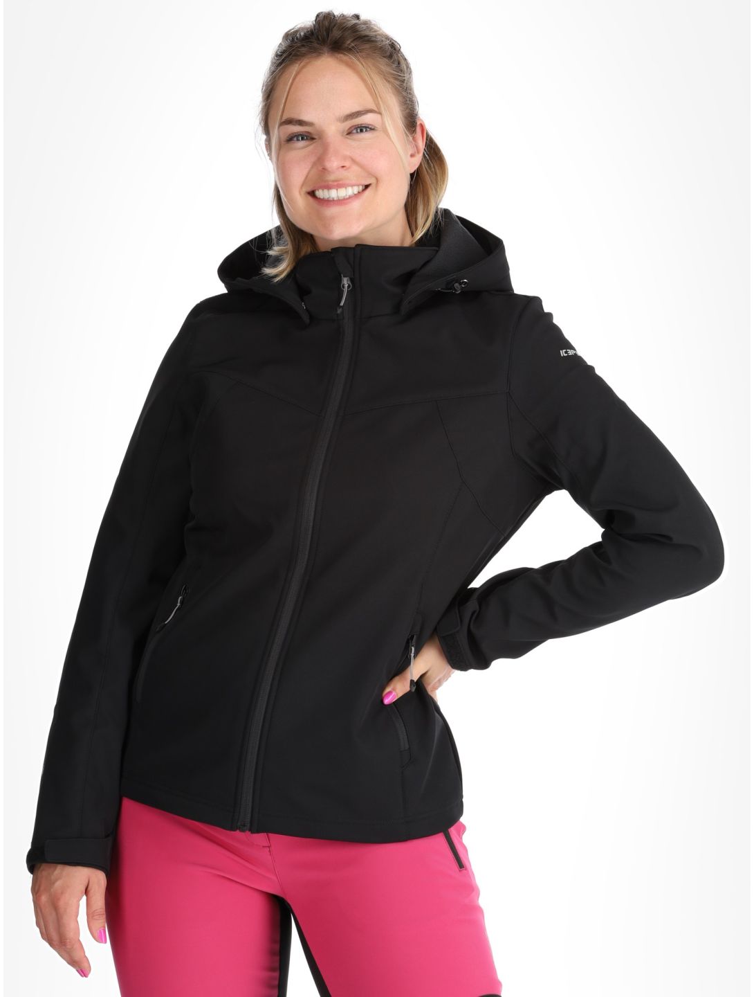 Icepeak, Brenham softshell donna Basic Black nero 