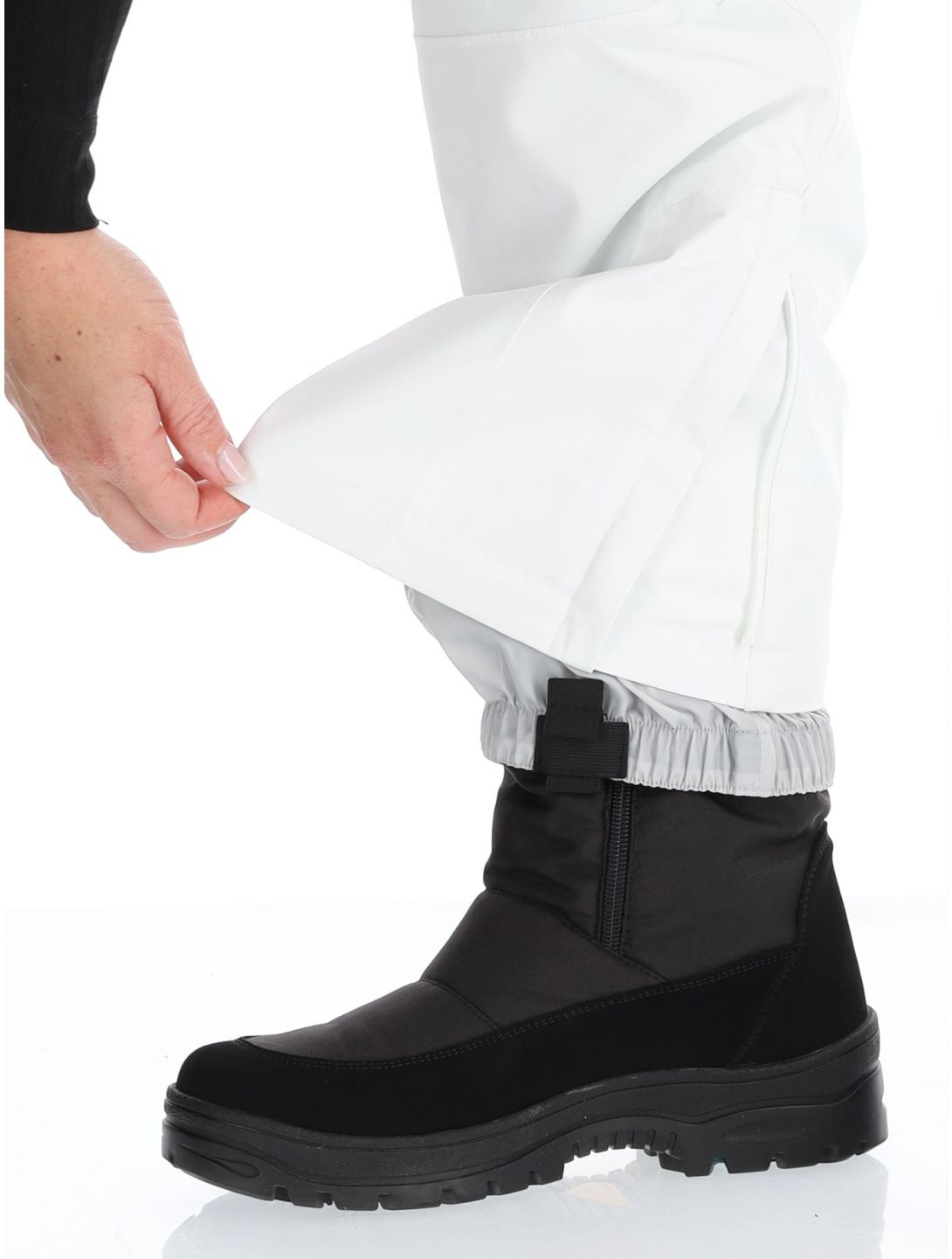 Icepeak, Calau pantaloni da sci senza imbottitura donna Natural White bianco 