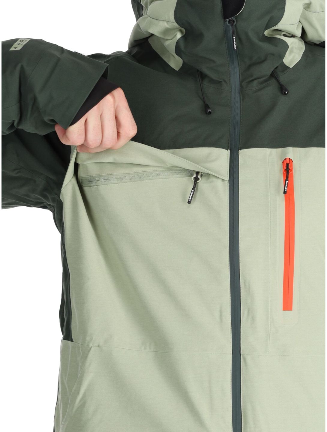 Icepeak, Cale giacca sci uomo Asparagus verde 