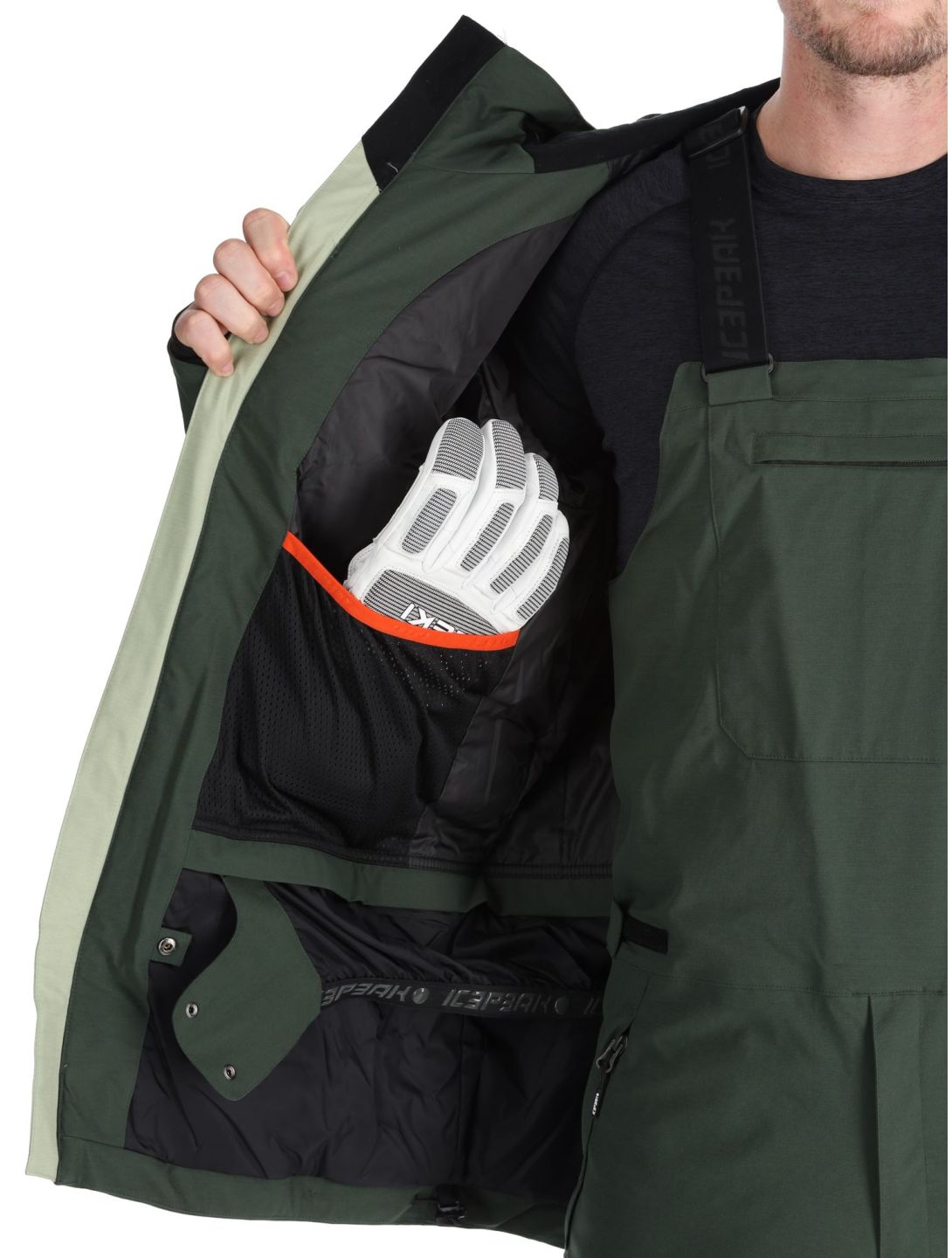 Icepeak, Cale giacca sci uomo Asparagus verde 