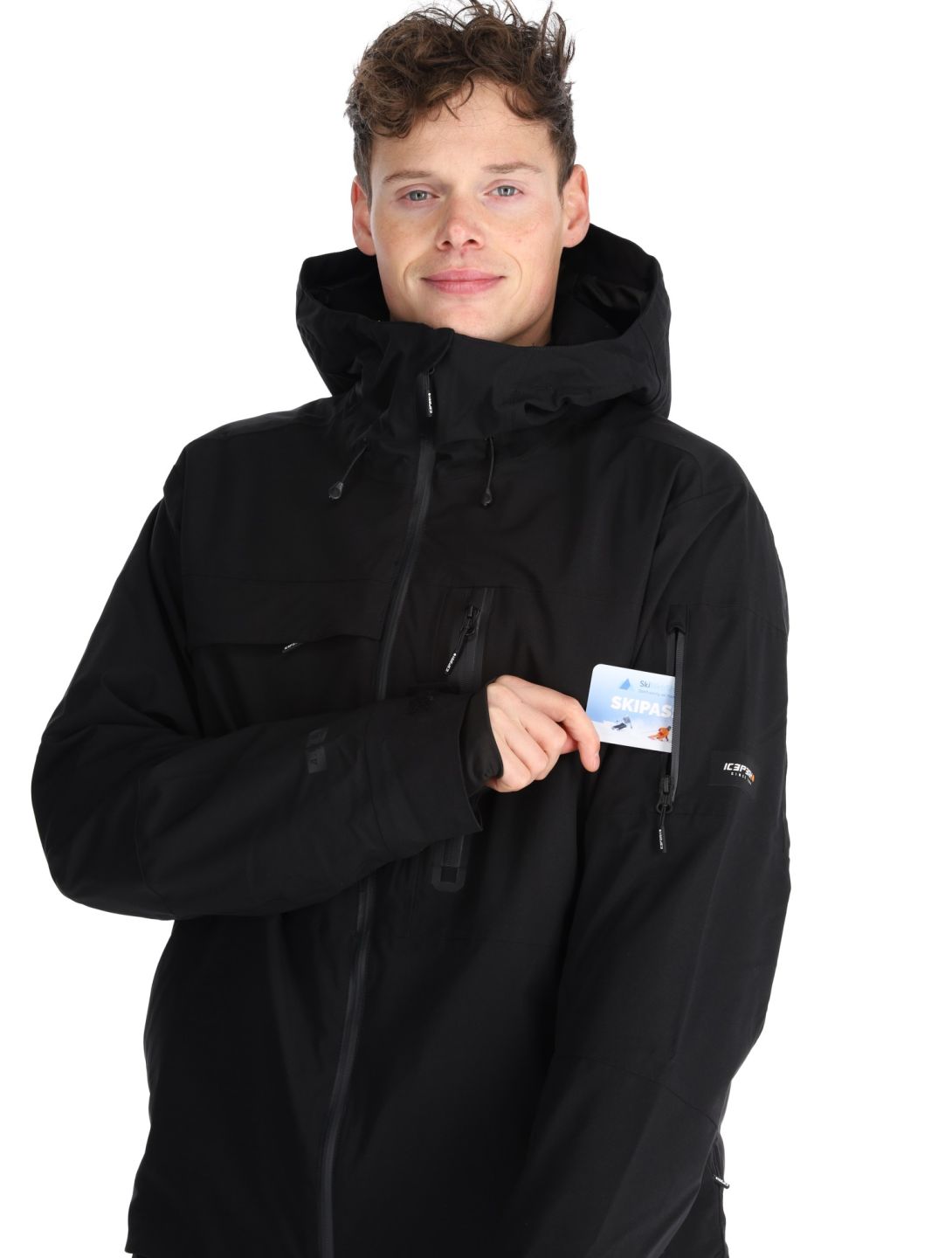 Icepeak, Cale giacca sci uomo Black nero 