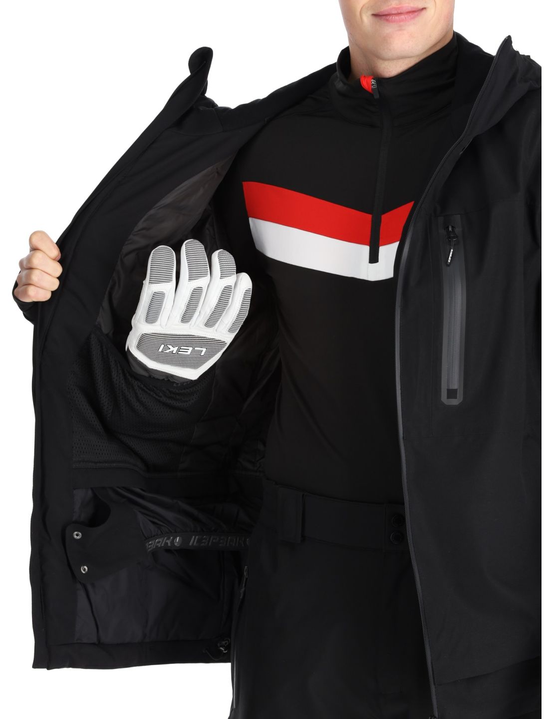 Icepeak, Cale giacca sci uomo Black nero 