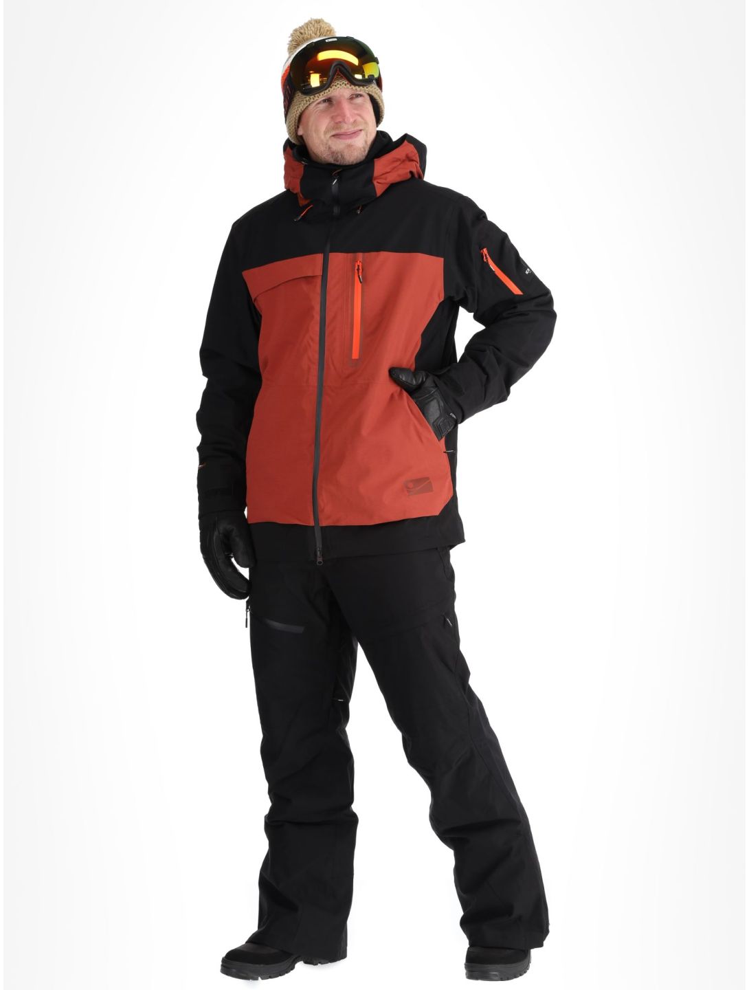 Icepeak, Cale giacca sci uomo Burned Orange arancio 