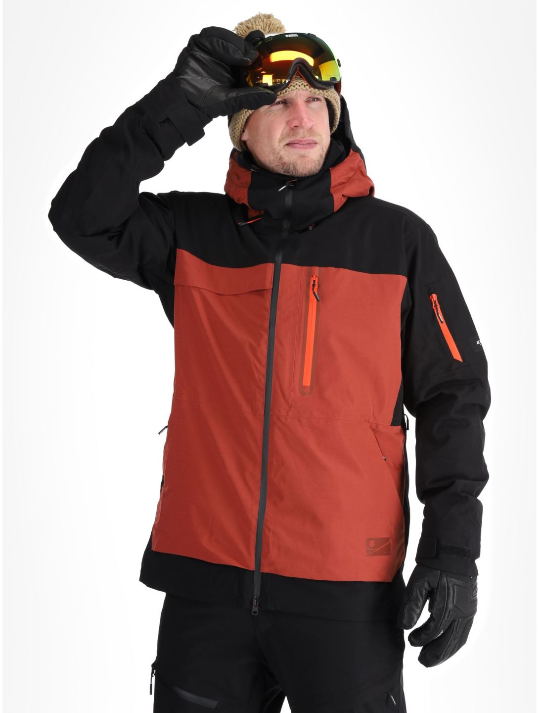 Icepeak, Cale giacca sci uomo Burned Orange arancio 