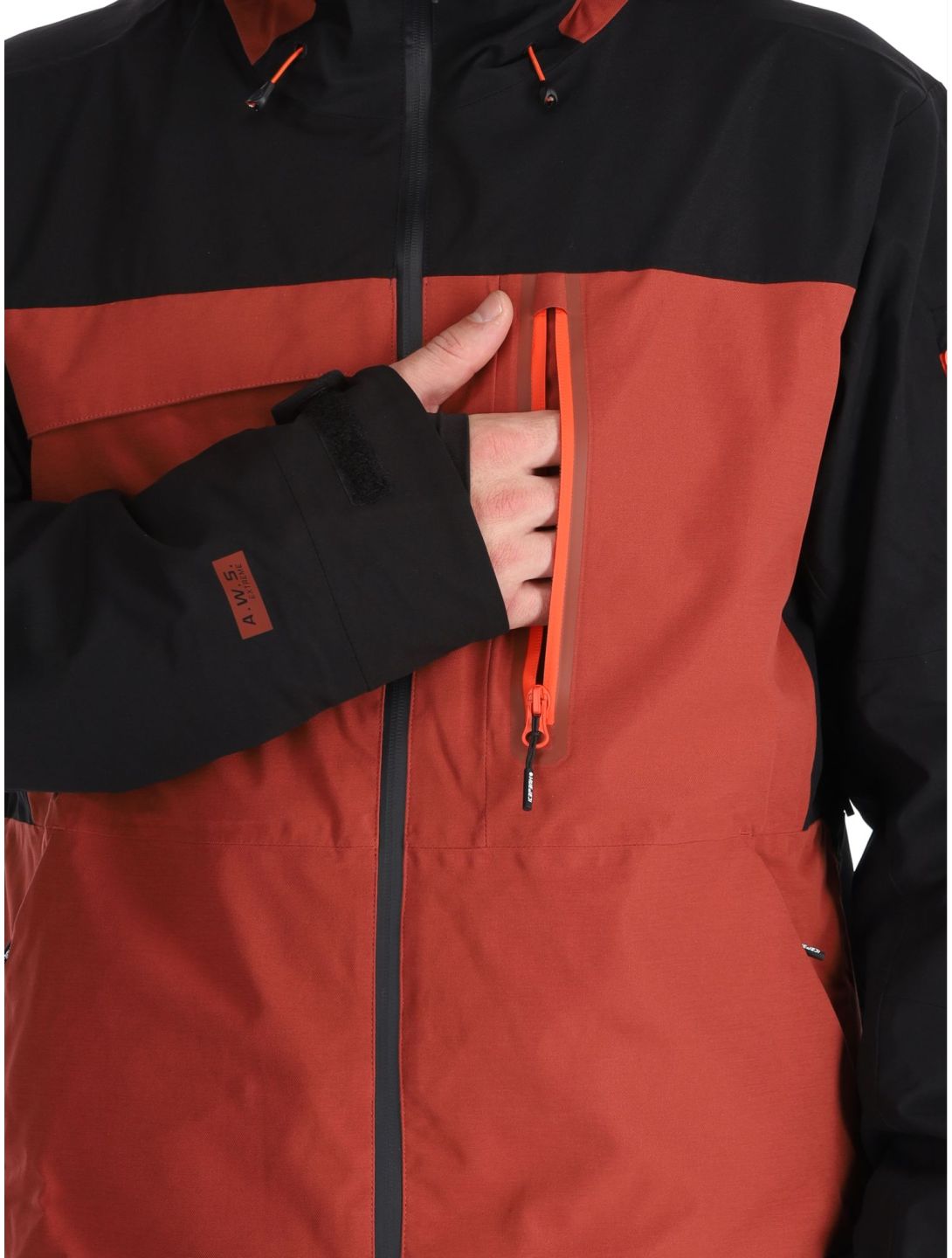 Icepeak, Cale giacca sci uomo Burned Orange arancio 