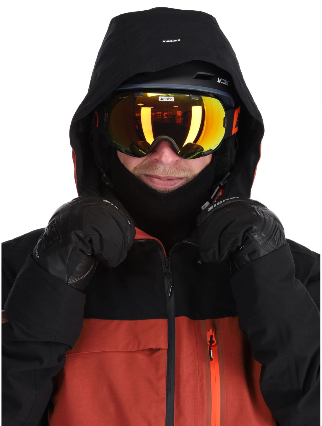 Icepeak, Cale giacca sci uomo Burned Orange arancio 