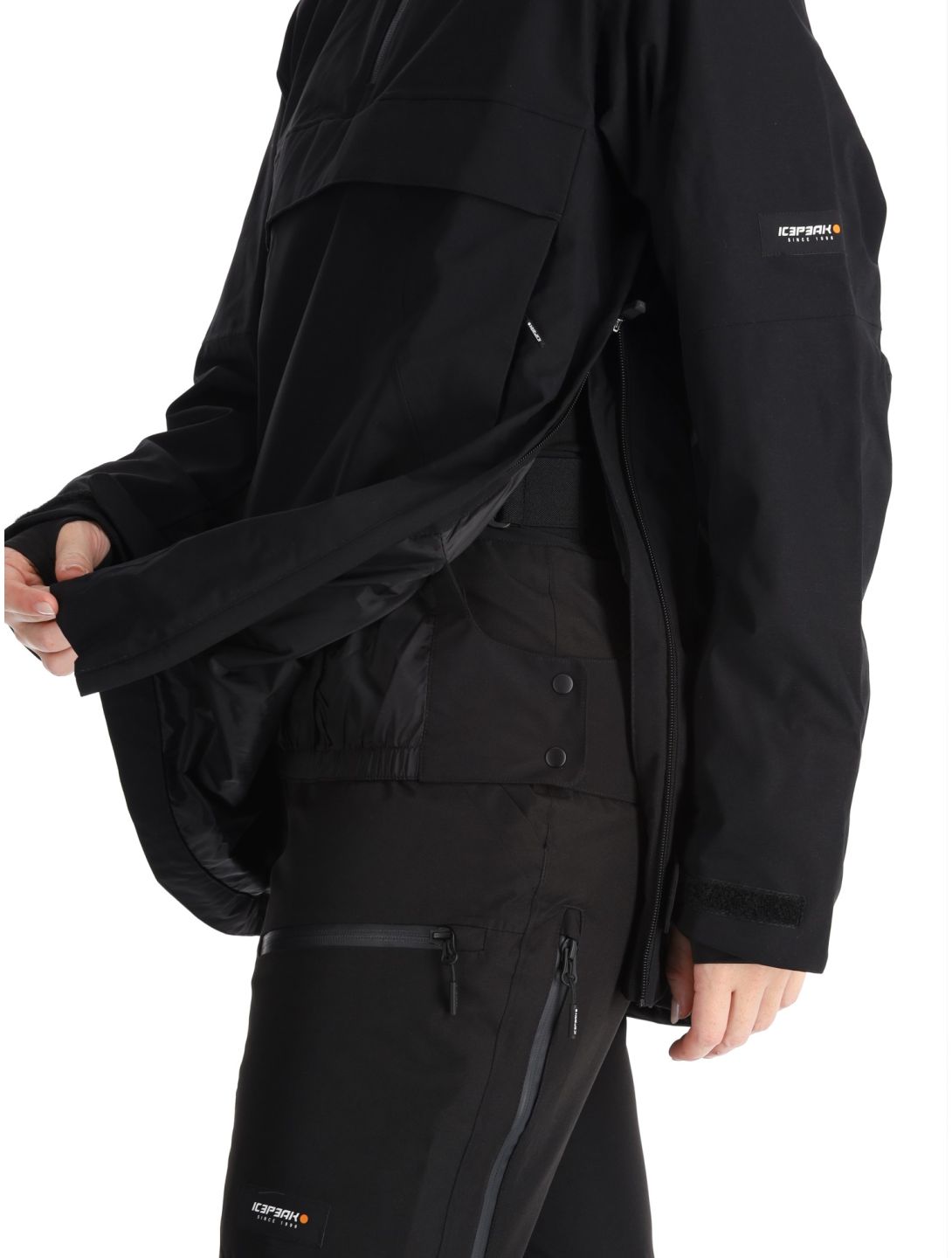 Icepeak, Calio anorak donna Black nero 