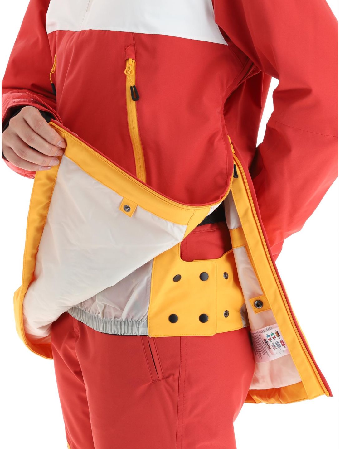 Icepeak, Calio anorak donna Cranberry arancio, bianco, rosso 