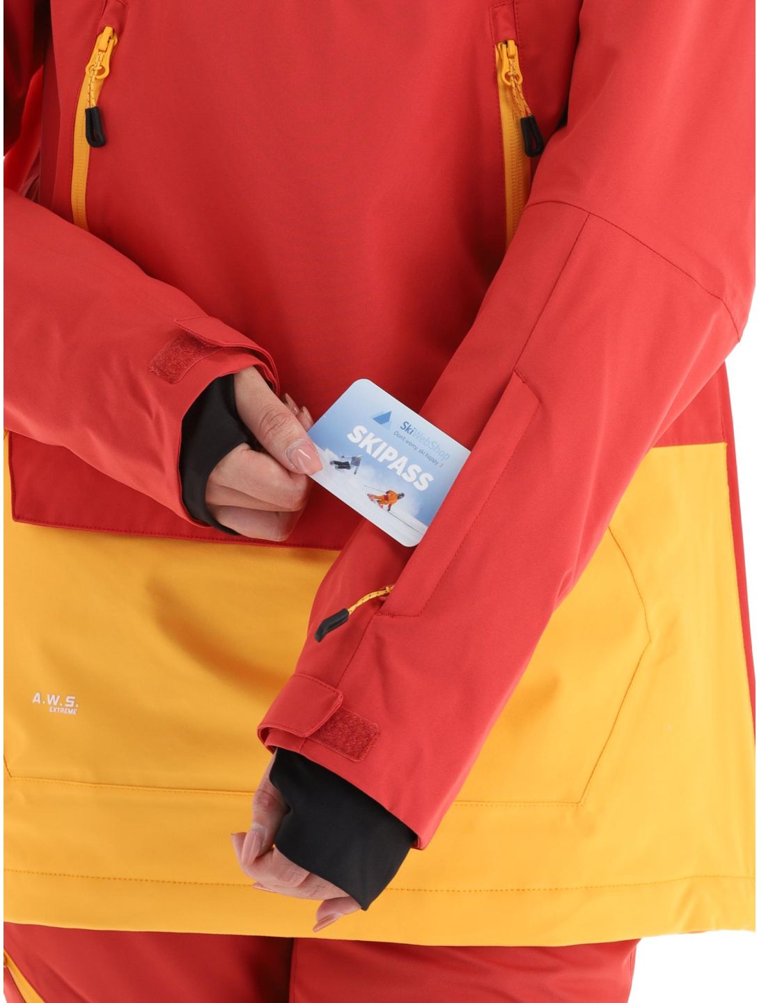 Icepeak, Calio anorak donna Cranberry arancio, bianco, rosso 