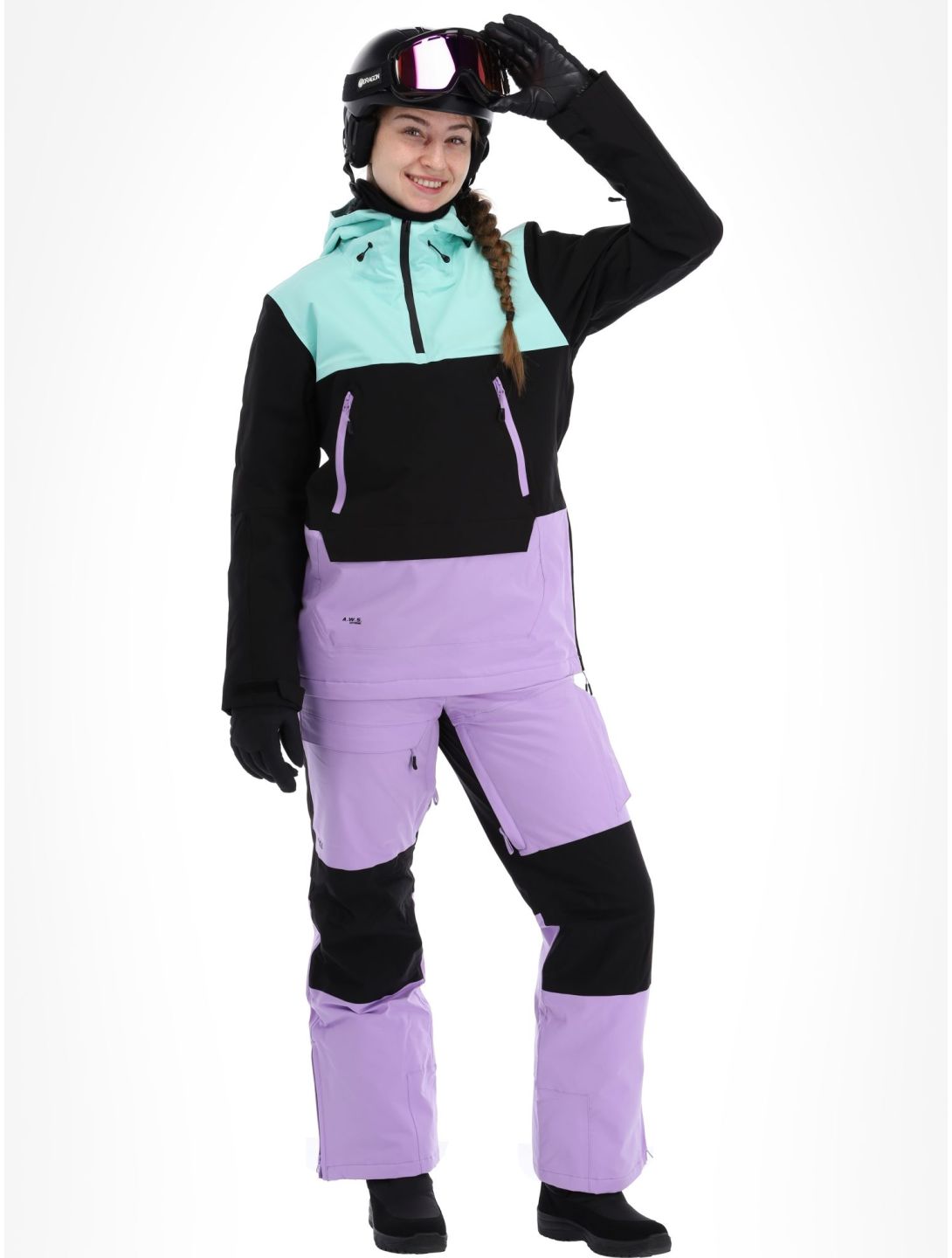 Icepeak, Calio anorak donna Violet nero, verde, viola 