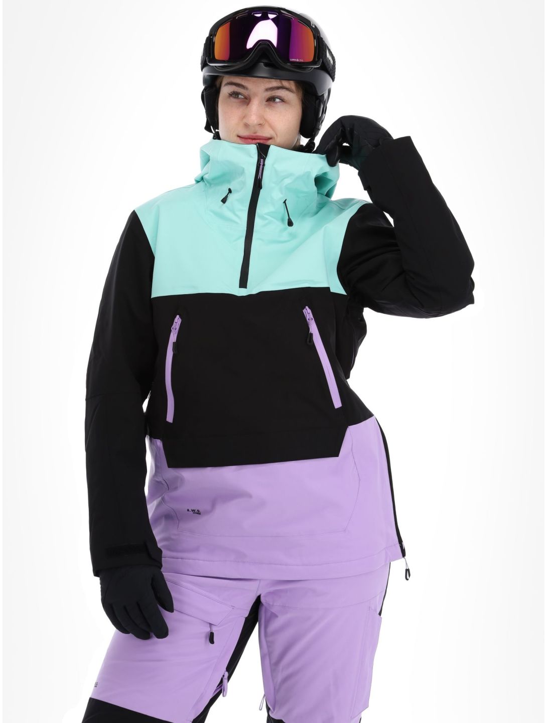 Icepeak, Calio anorak donna Violet nero, verde, viola 