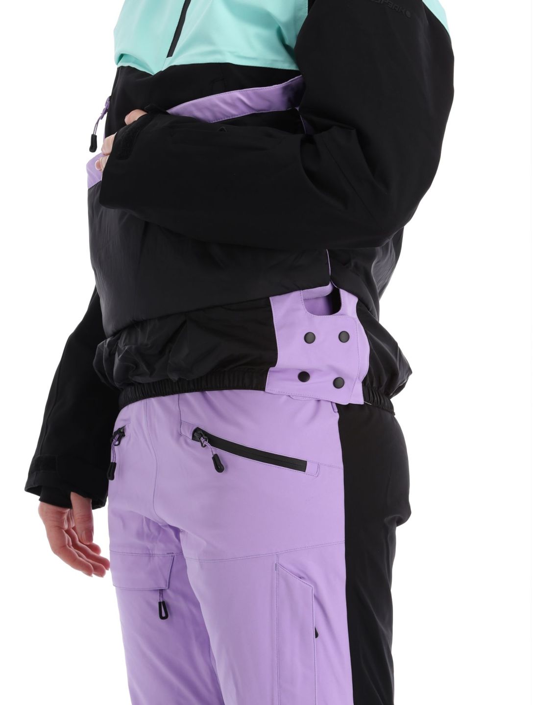 Icepeak, Calio anorak donna Violet nero, verde, viola 