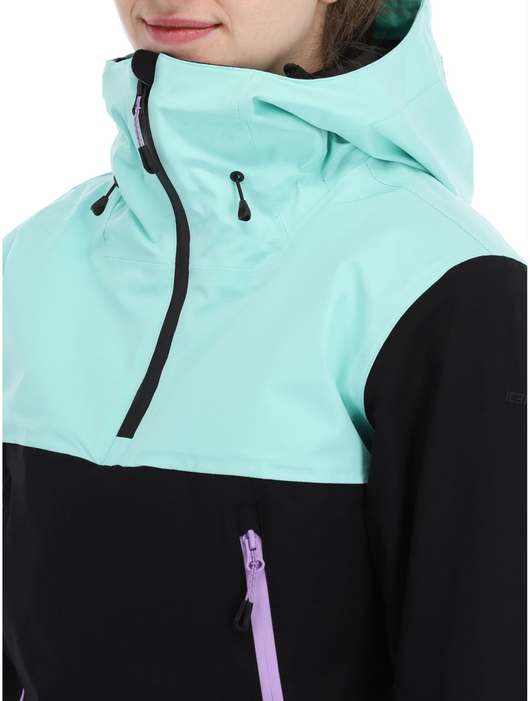 Icepeak, Calio anorak donna Violet nero, verde, viola 