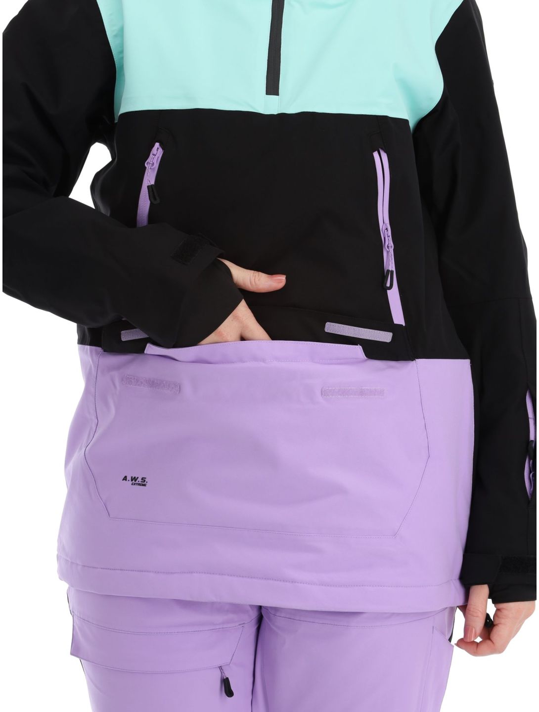 Icepeak, Calio anorak donna Violet nero, verde, viola 