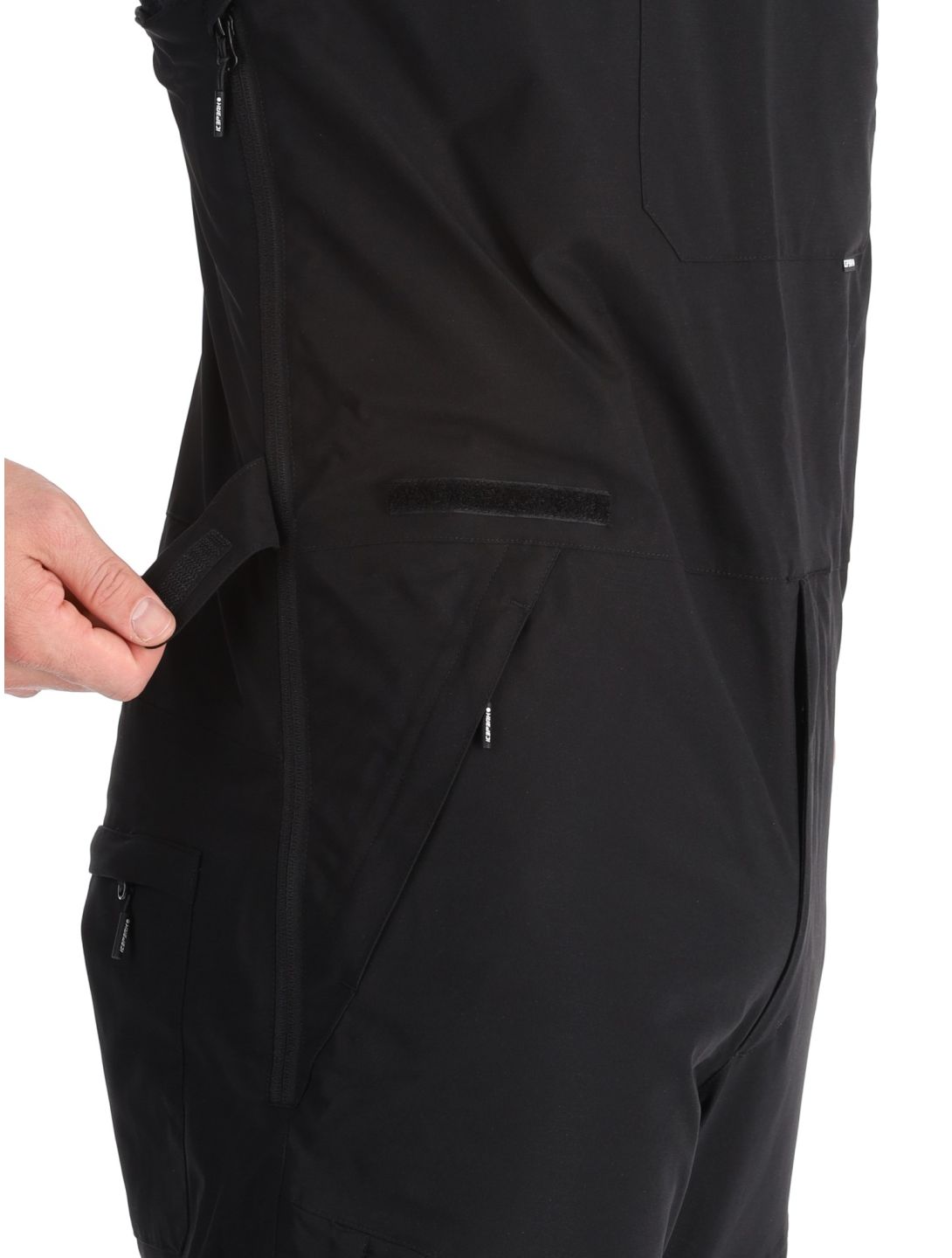 Icepeak, Cambo pantaloni da sci uomo Black nero 