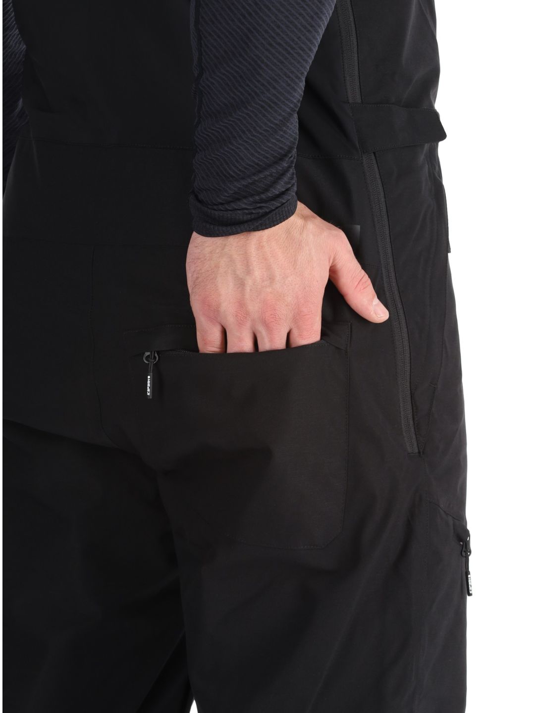 Icepeak, Cambo pantaloni da sci uomo Black nero 