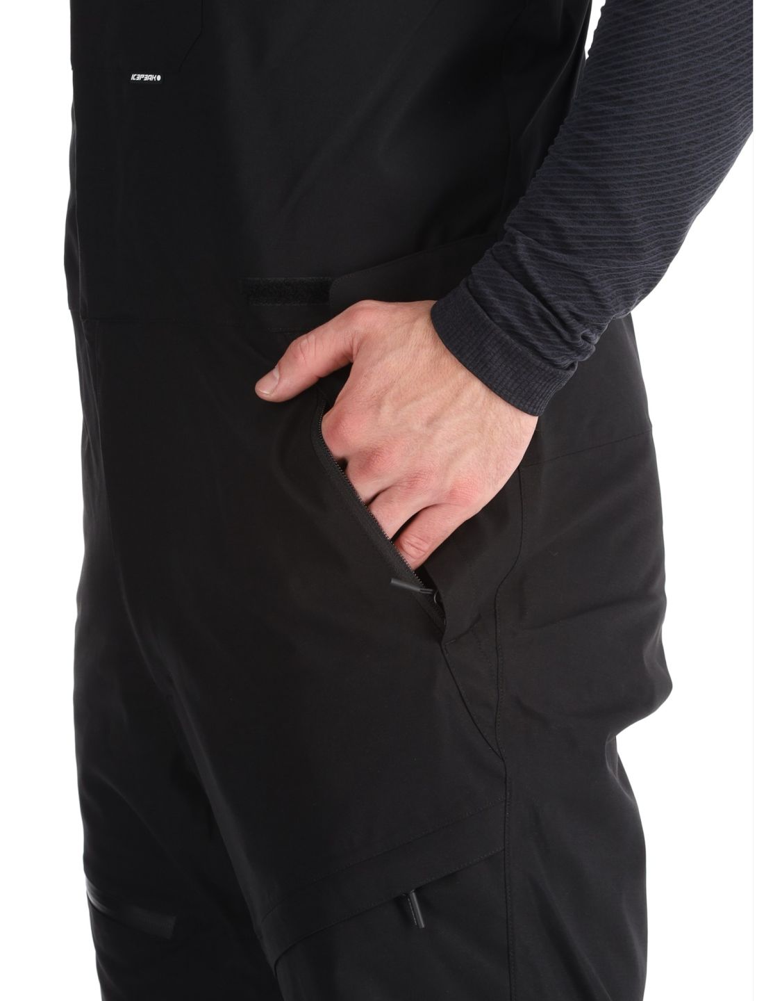 Icepeak, Cambo pantaloni da sci uomo Black nero 