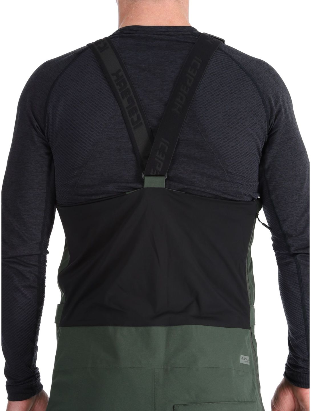 Icepeak, Cambo pantaloni da sci uomo Dark Olive verde 