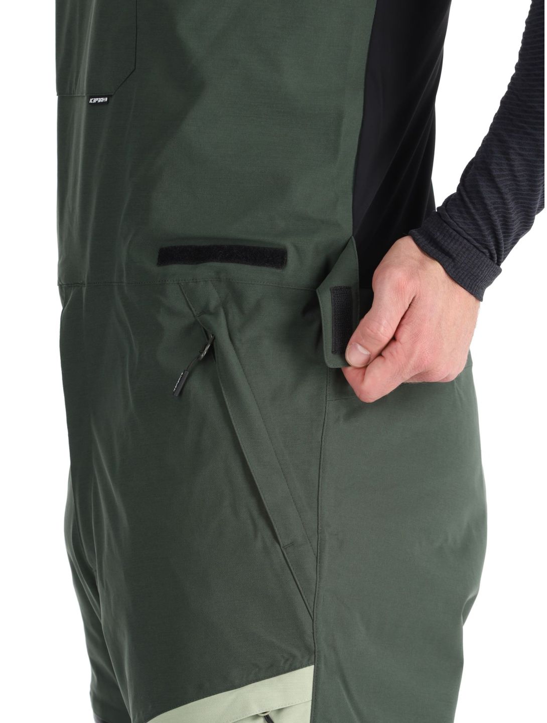 Icepeak, Cambo pantaloni da sci uomo Dark Olive verde 