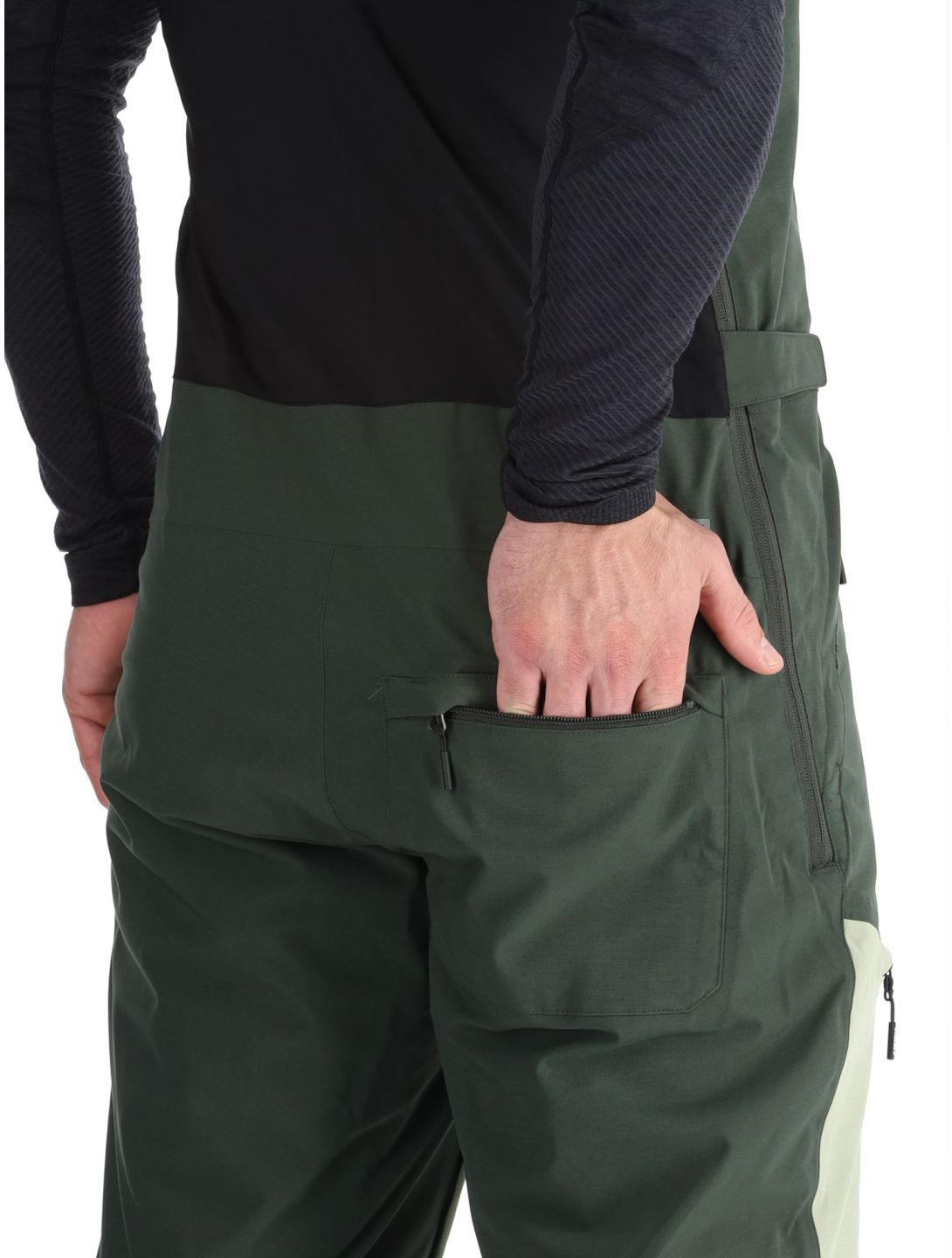 Icepeak, Cambo pantaloni da sci uomo Dark Olive verde 