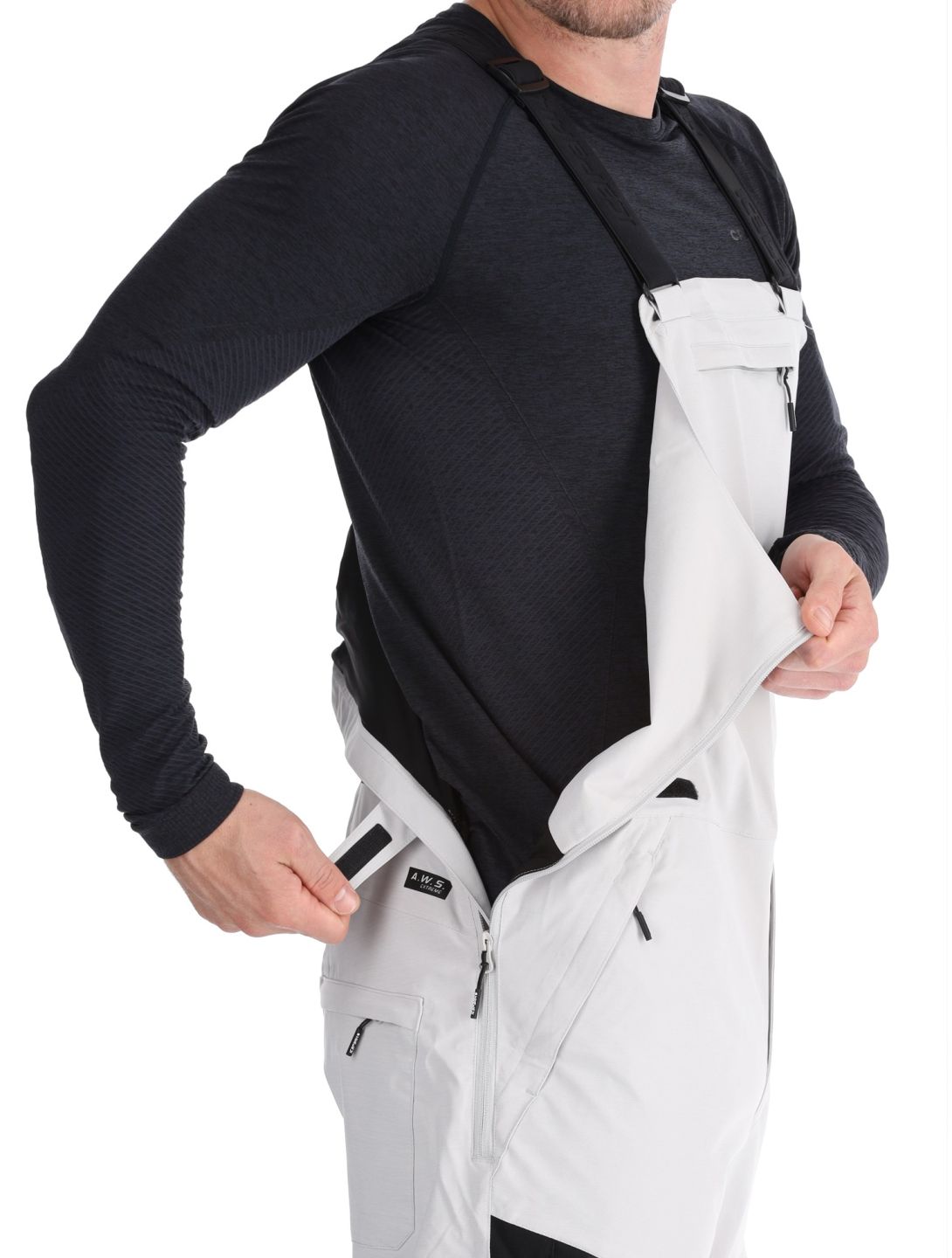 Icepeak, Cambo pantaloni da sci uomo Light Grey grigio 