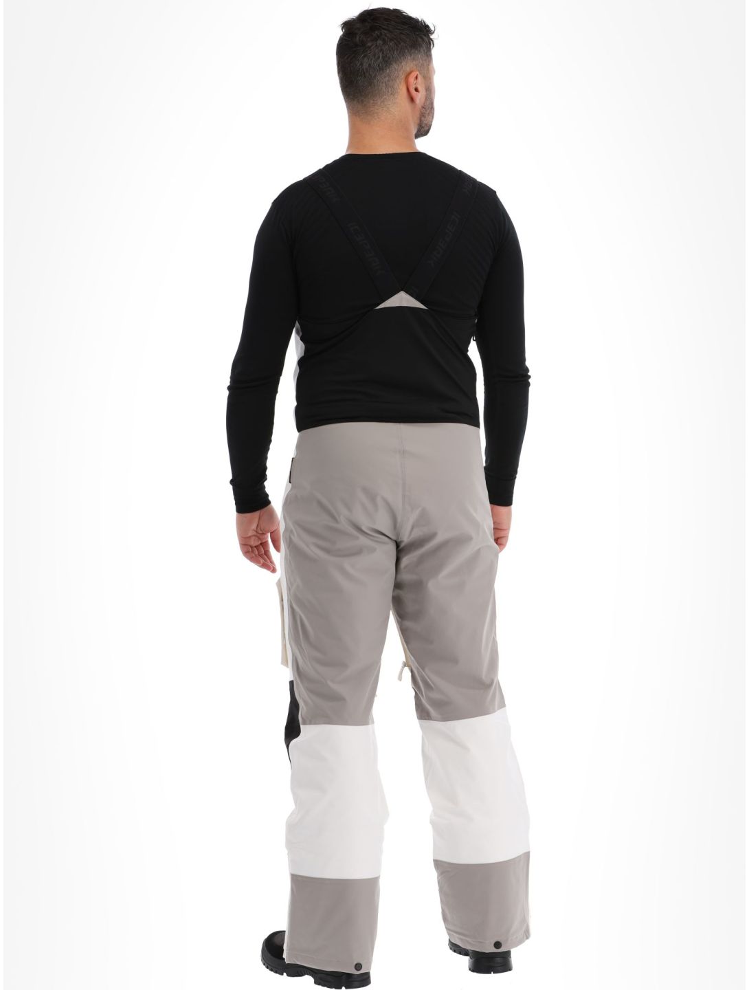 Icepeak, Cambo pantaloni da sci uomo Powder grigio 