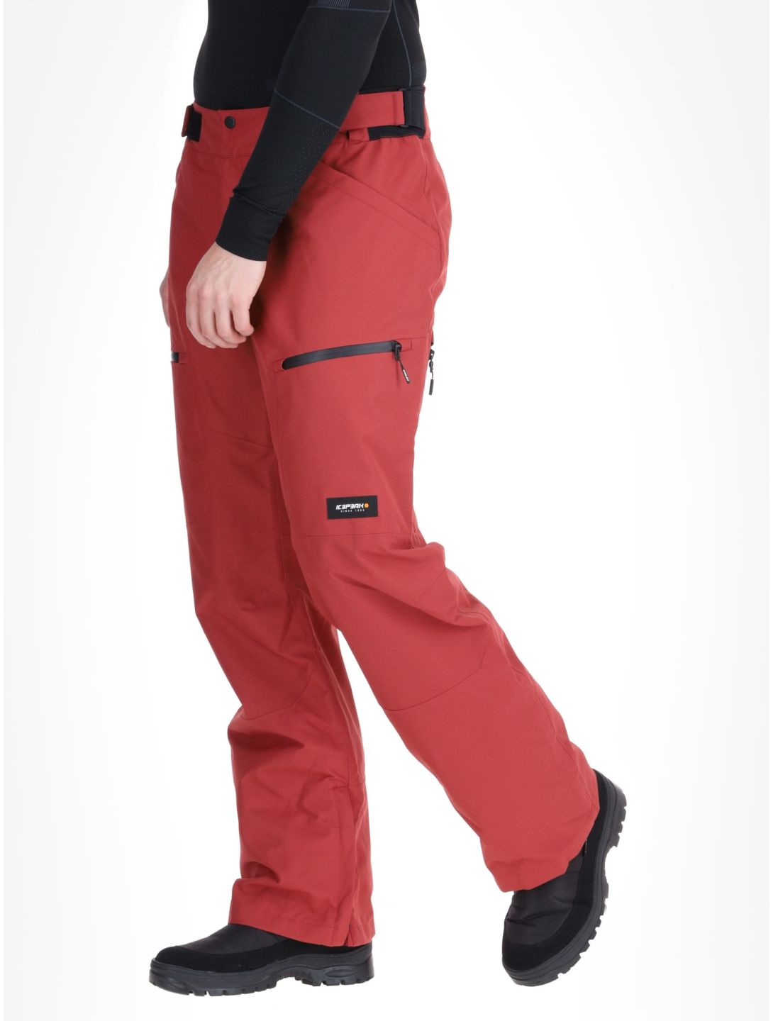 Icepeak, Caspian pantaloni da sci senza imbottitura uomo Burned Orange arancio 