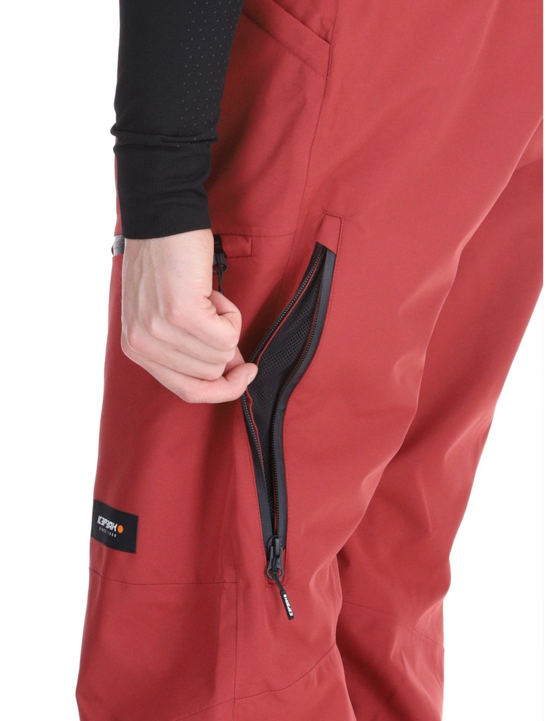 Icepeak, Caspian pantaloni da sci senza imbottitura uomo Burned Orange arancio 