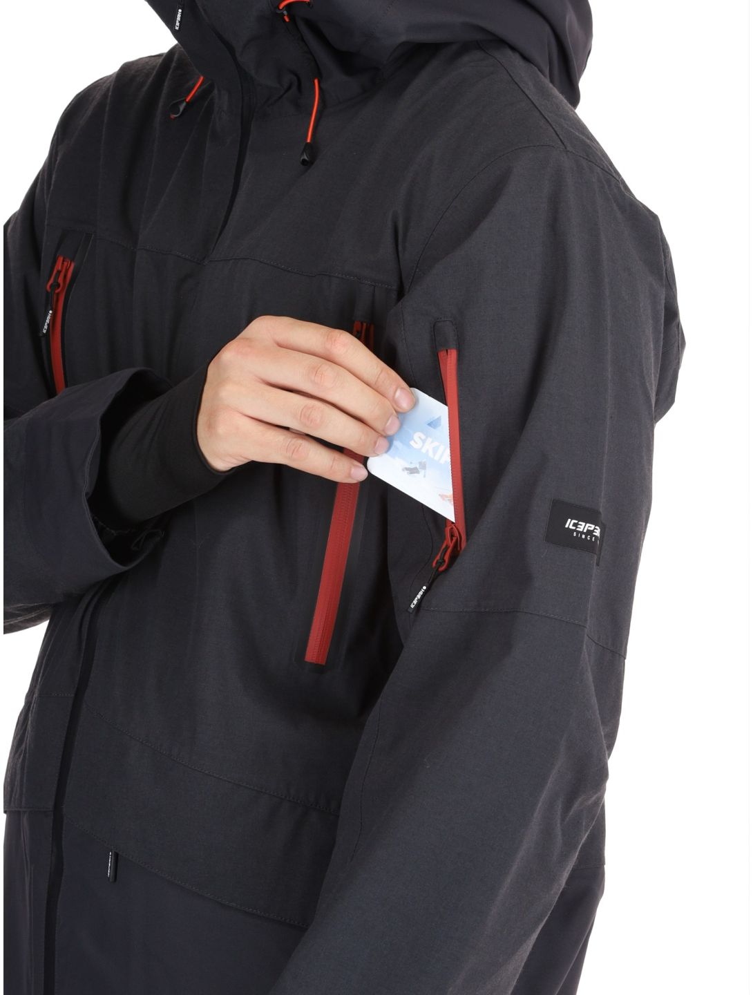 Icepeak, Castres giacca sci uomo Anthracite grigio 