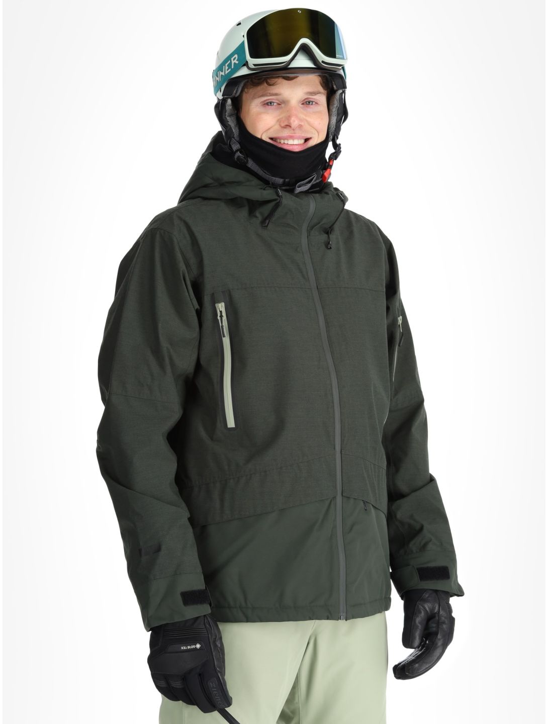 Icepeak, Castres giacca sci uomo Dark Olive verde 