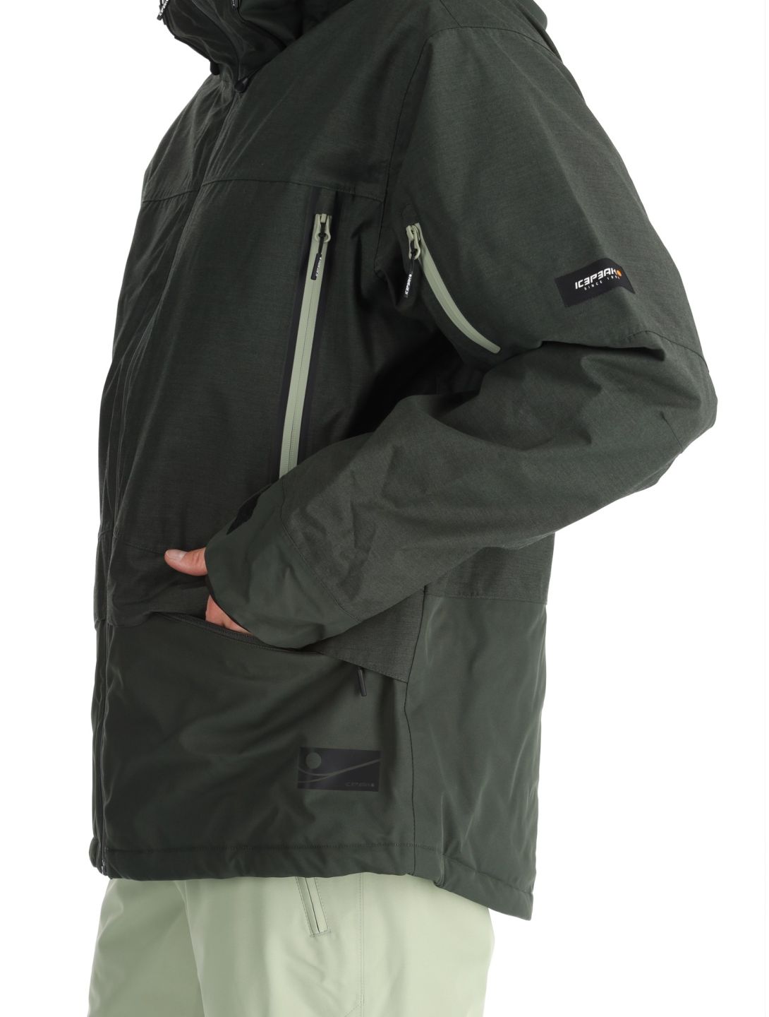 Icepeak, Castres giacca sci uomo Dark Olive verde 