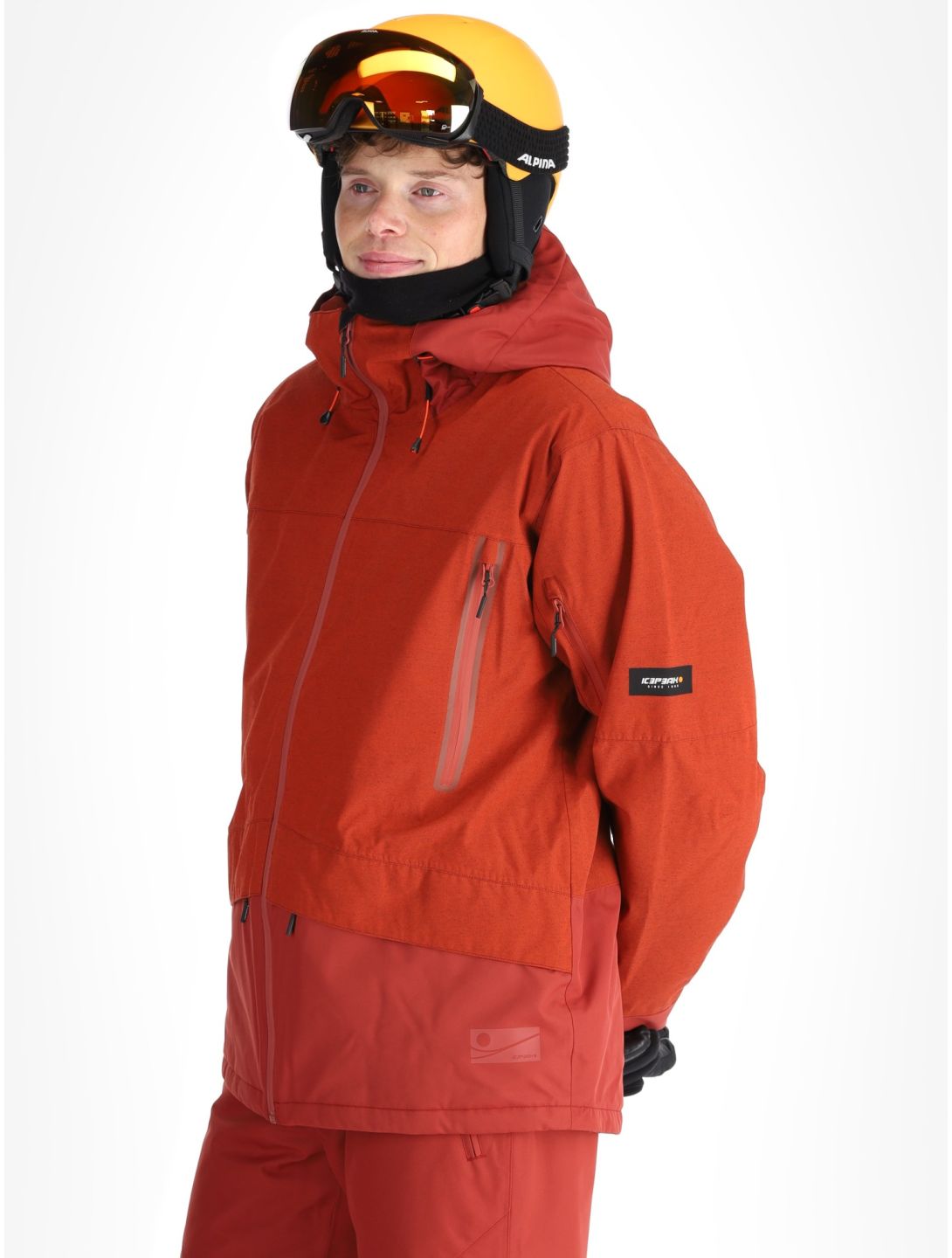 Icepeak, Castres giacca sci uomo Orange arancio 