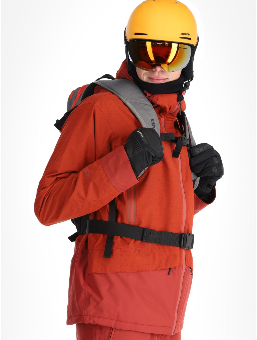 Icepeak, Castres giacca sci uomo Orange arancio 